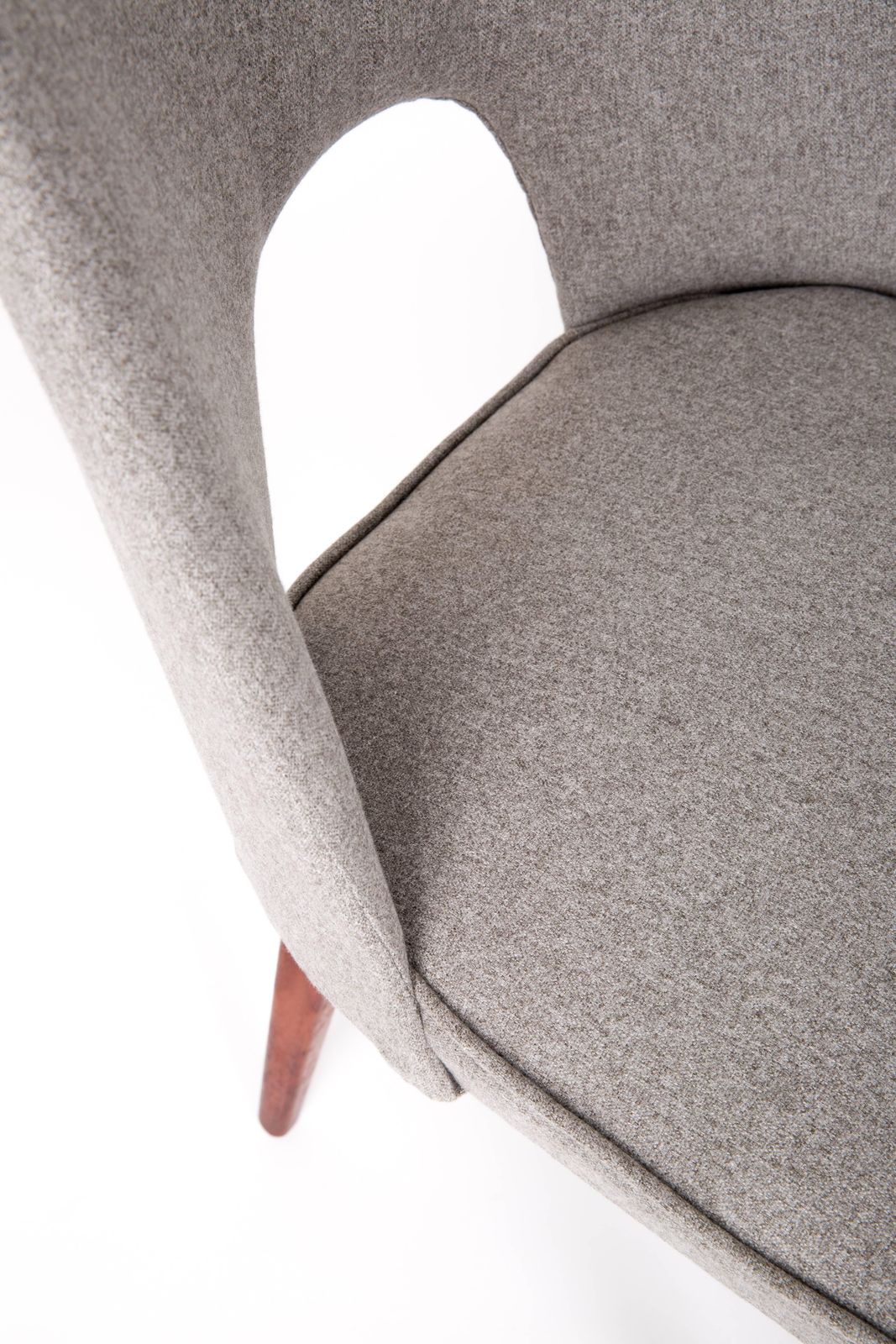 Set Van Zes Mid Century Grijsbeige "Shell" Stoelen, Europa, Jaren 1960. photo buy