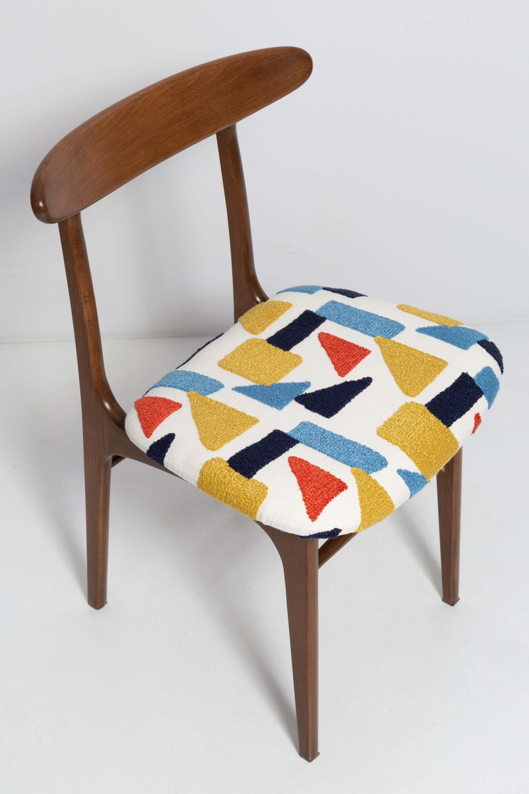 Set Of Six Mid Century Chairs, Rajmund Halas, Poland, 1960s photo for sale