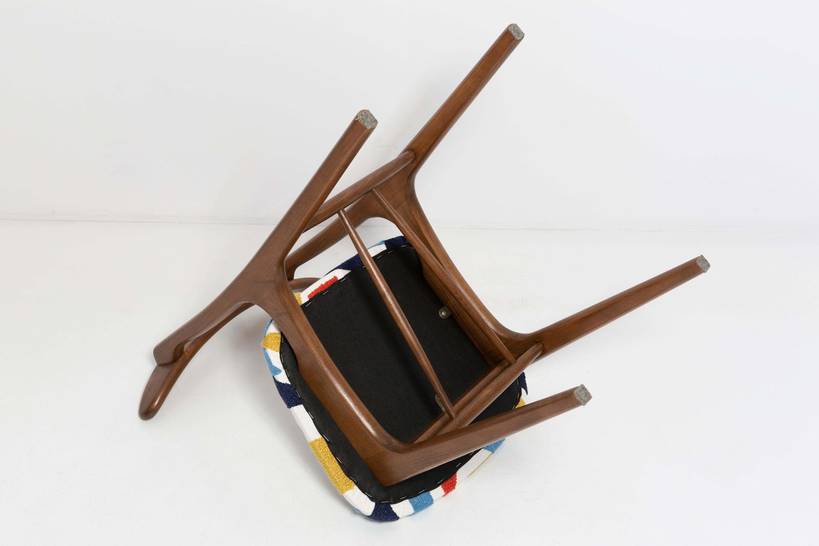 Set Of Six Mid Century Chairs, Rajmund Halas, Poland, 1960s photo vintage
