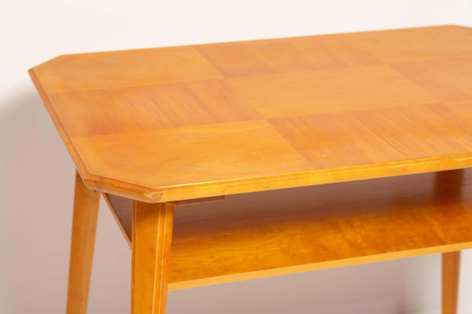 Mid Century Modern Coffee Table, Light Wood, Europe, 1960s photo Furniture