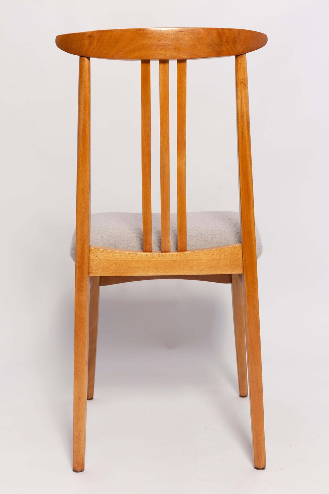 Set Of Eight Mid Century Linen Boucle Chairs, By M. Zielinski, Europe, 1960s photo buy