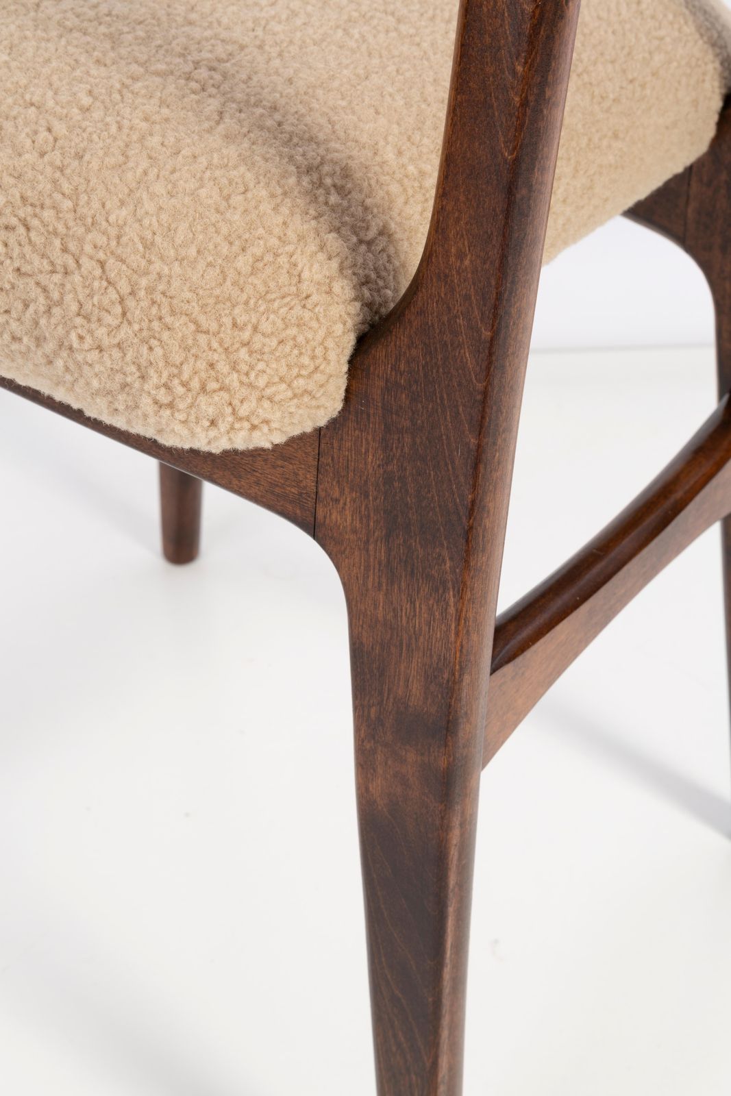 photo furniture Set Of Twelve 20th Century Camel Boucle Chairs, 1960s