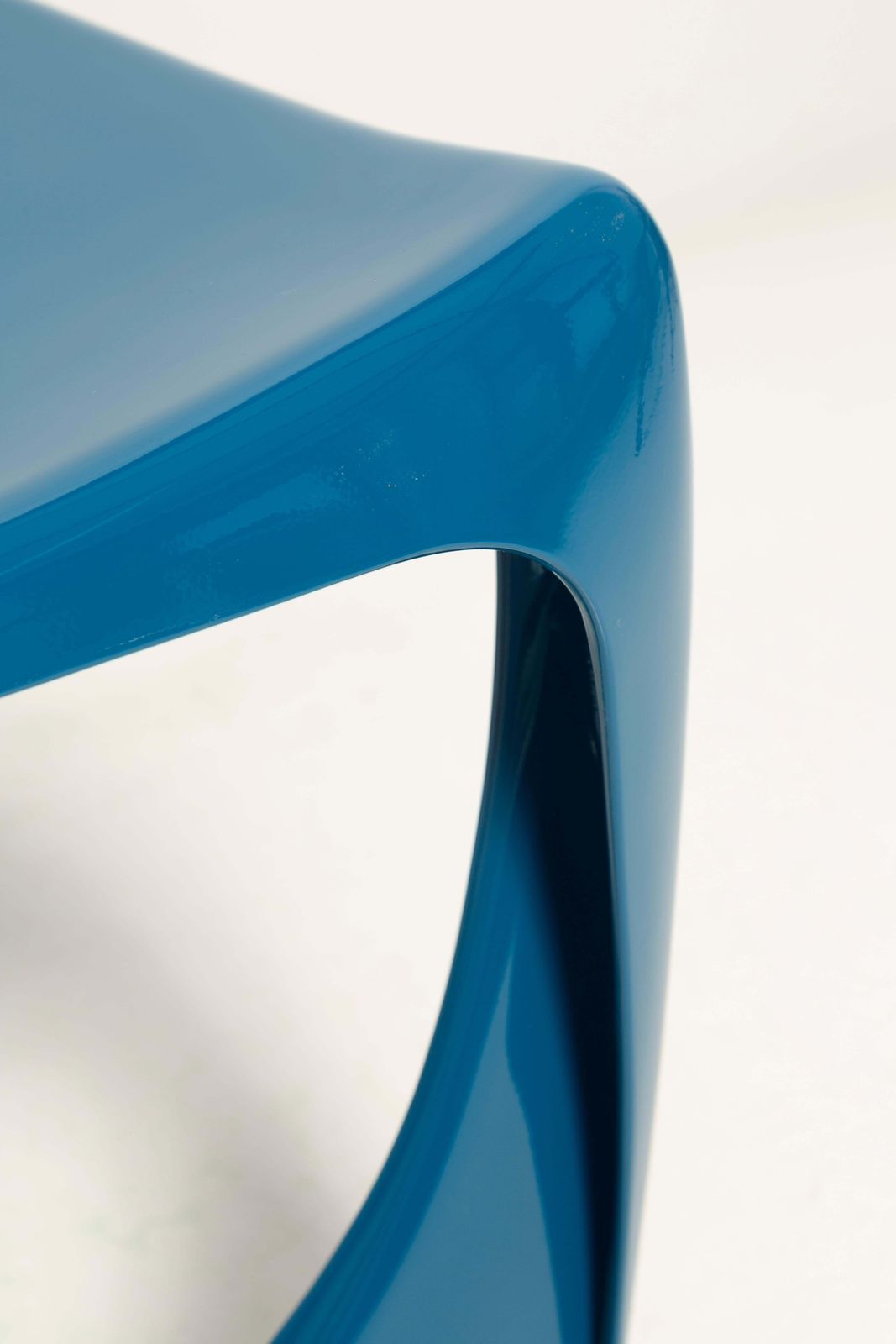 photo buy Set Of Six Mid Century Sea Blue Cado Chairs, Steen østergaard, Europe, 1960s