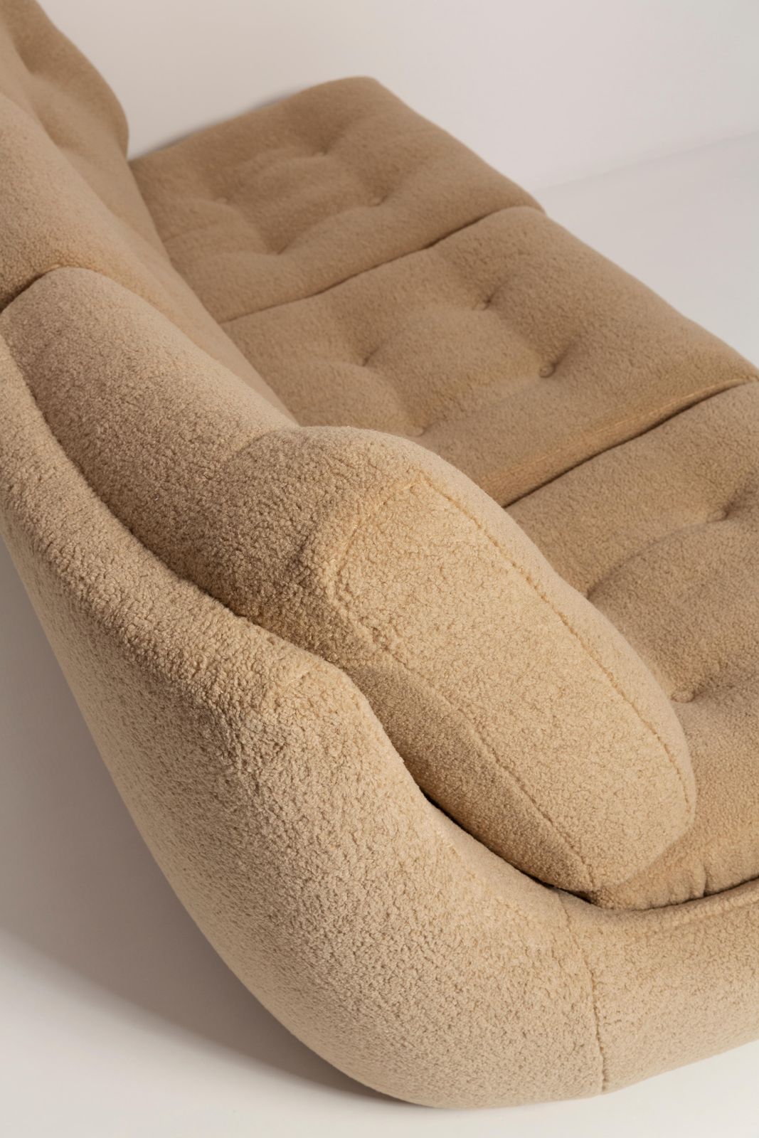 20e Eeuwse Camel Bouclé Set – Atlantis Bank En Fauteuils, Europa, Ca. Jaren 1960 photo buy