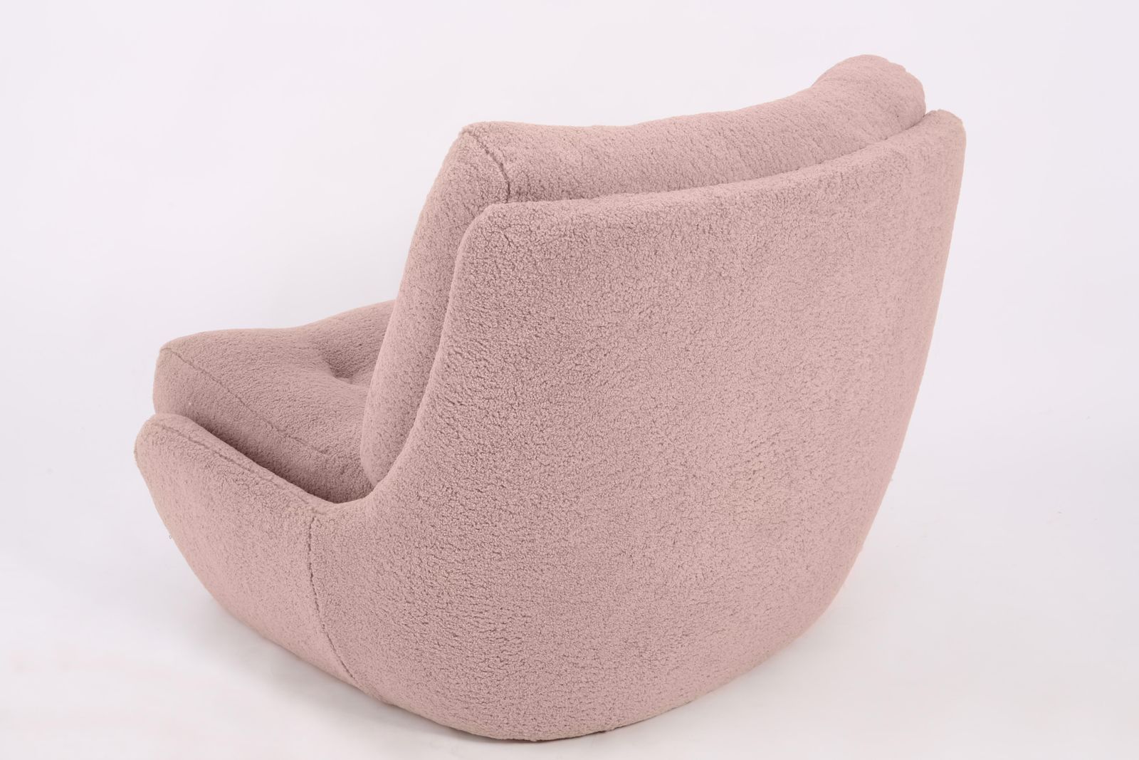 photo furniture Pink Blush Boucle Atlantis Sofa And Armchairs, Europe, 1960s
