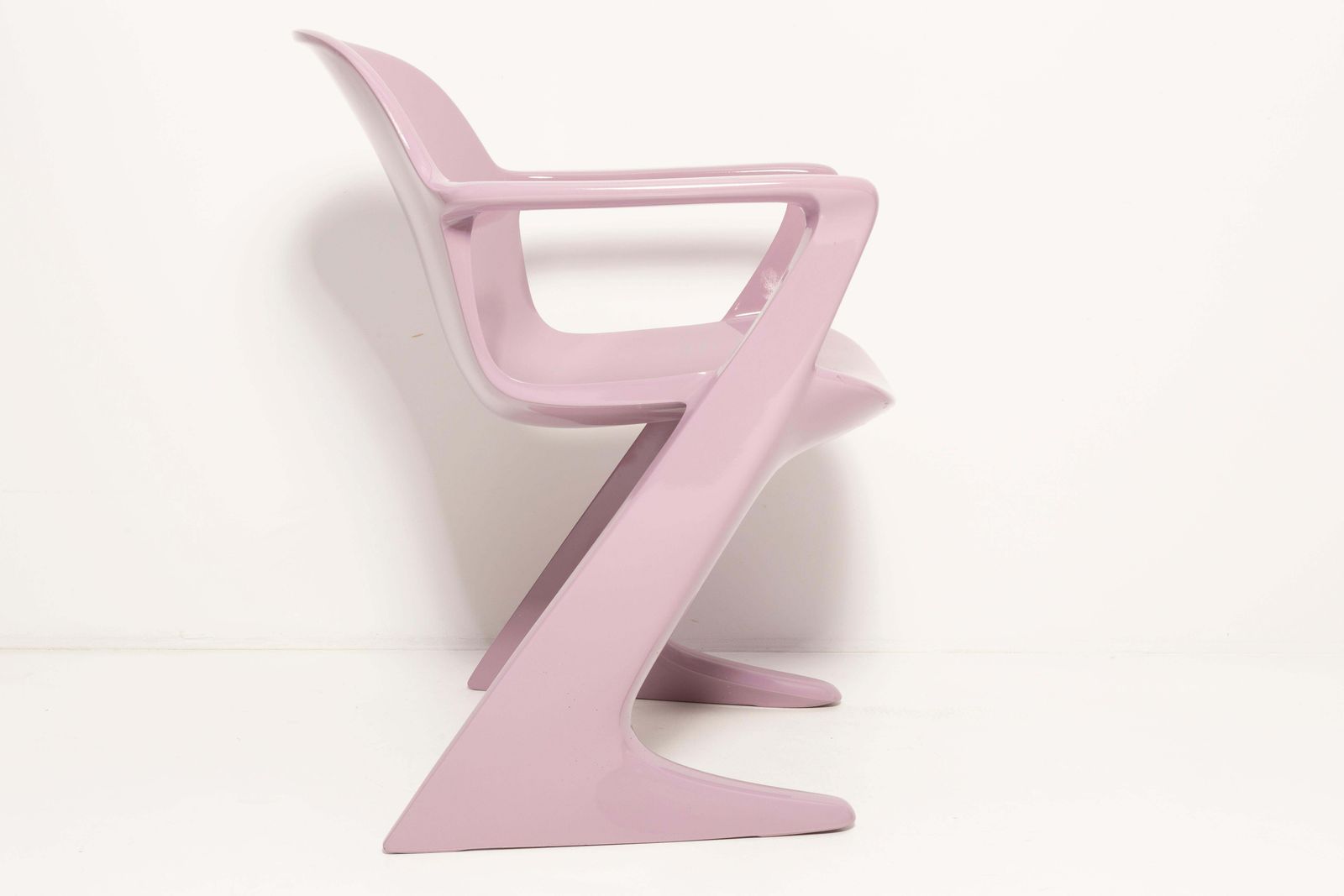 Four Mid Century Lavender Kangaroo Chairs Designed By Ernst Moeckl Germany, 1968 photo Furniture