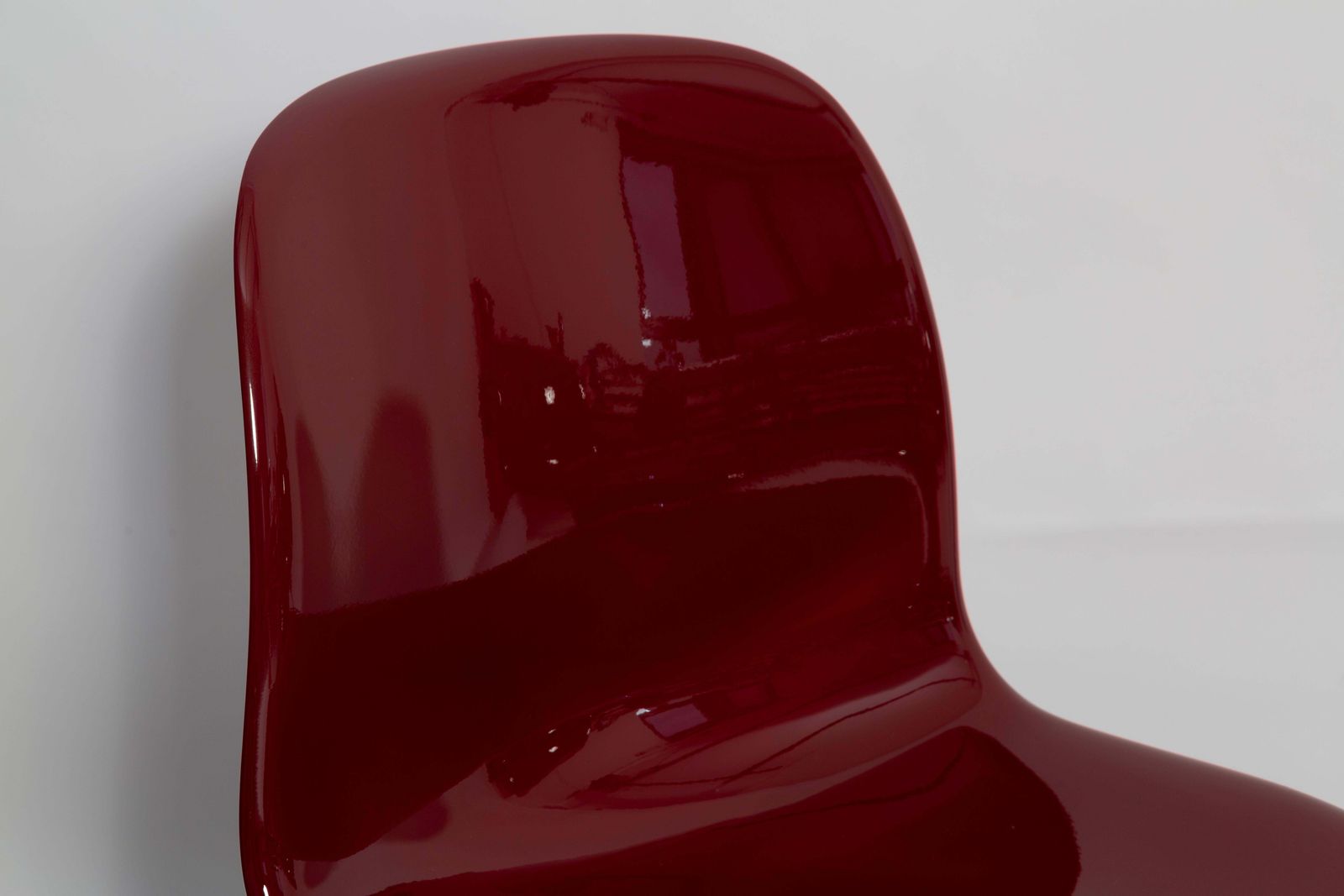 Set Of Six Red Wine Kangaroo Chairs Designed By Ernst Moeckl, Germany, 1968 photo buy