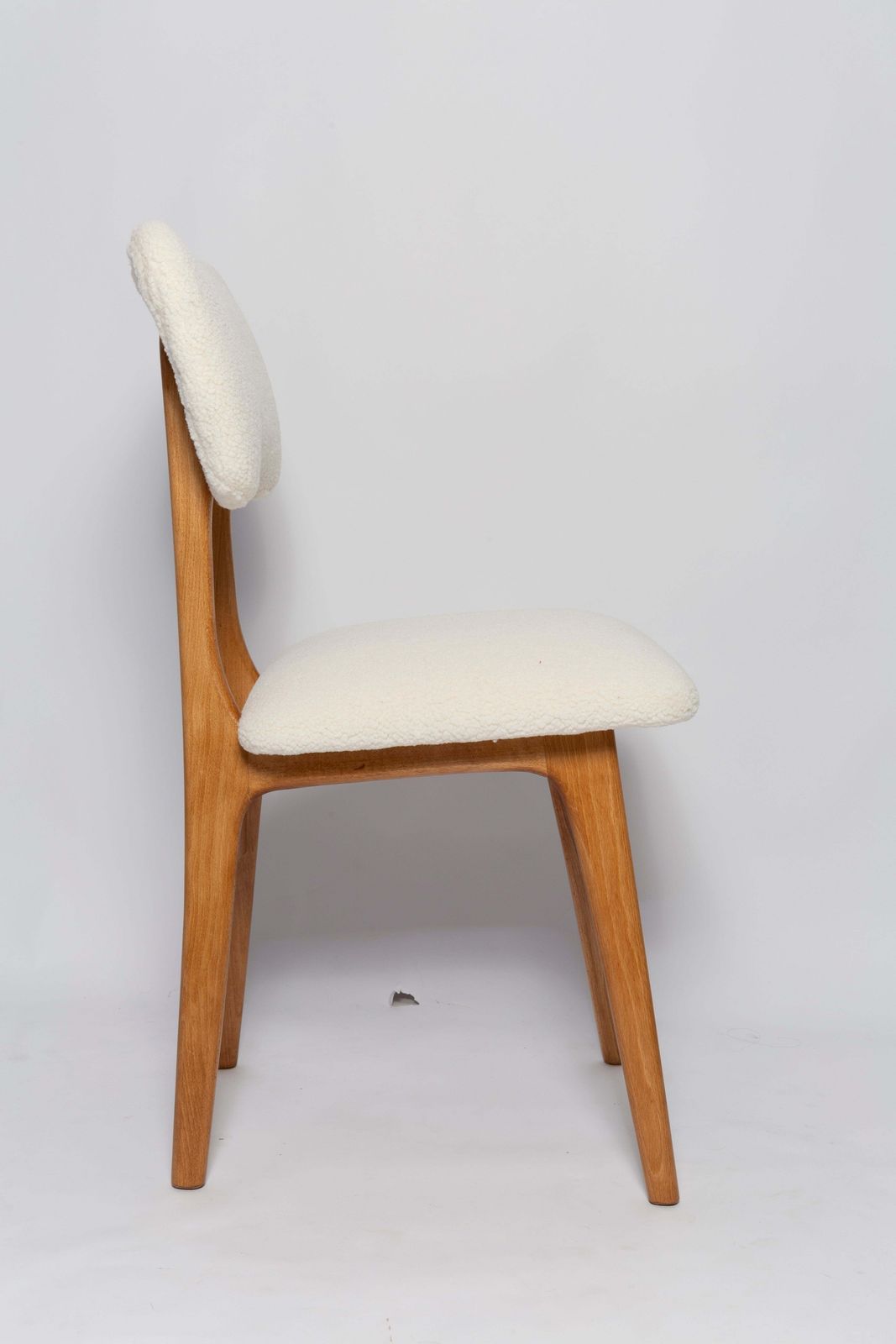 Set Of Twelve Mid Century Butterfly Chairs, Boucle, Light Wood, Europe, 1960s photo buy
