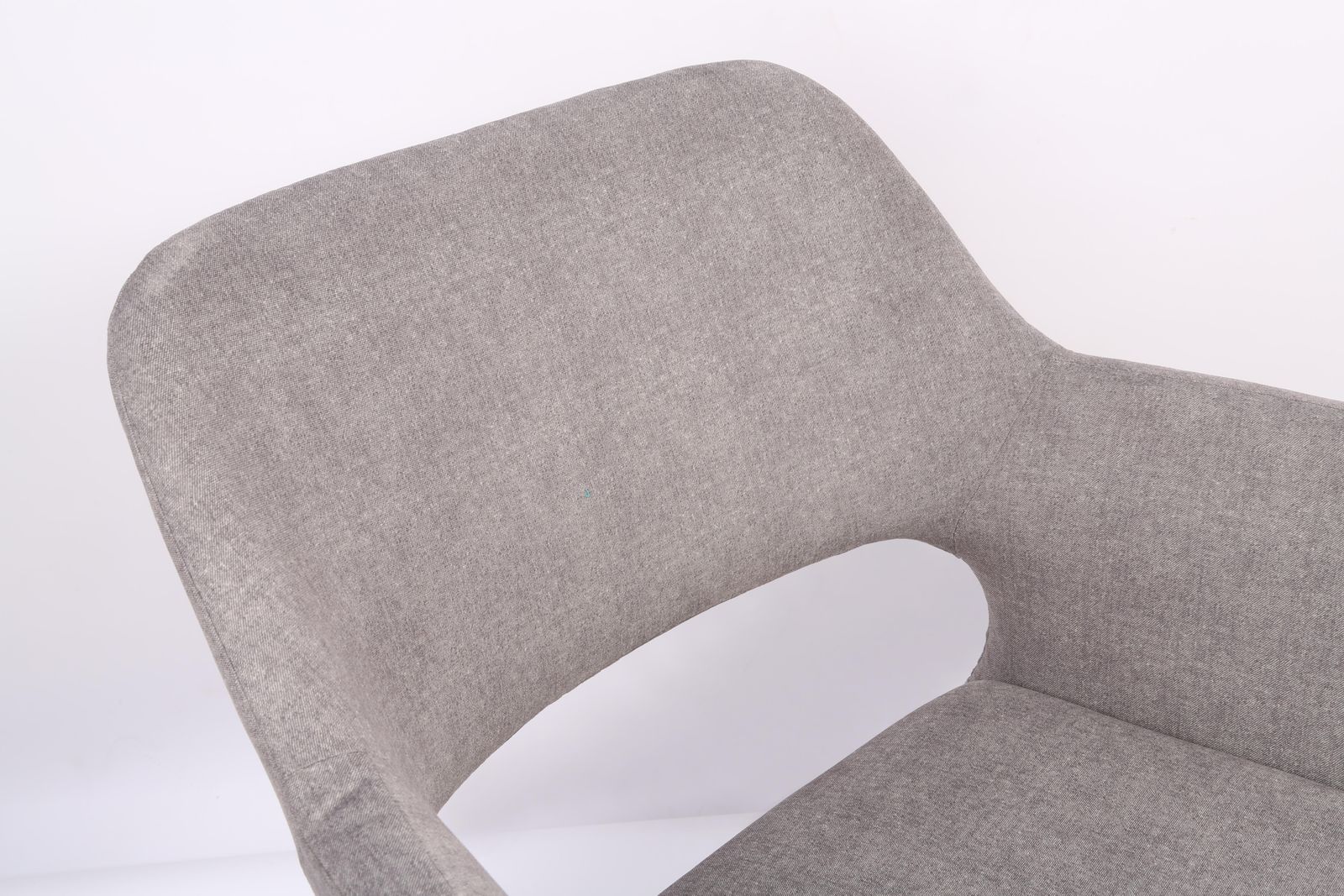 20th Century Vintage Grey Velvet Swivel Armchair, 1960s photo Furniture