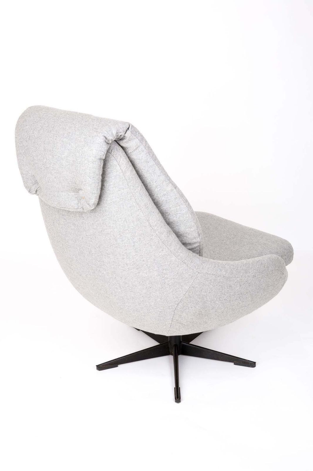 20th Century Vintage Gray Swivel Armchair, 1960s photo Furniture