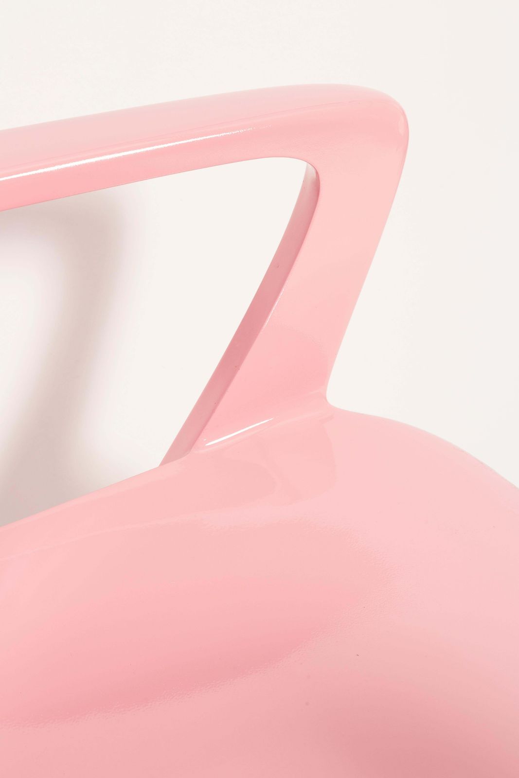 photo for sale Set Of Six Midcentury Pink Kangaroo Chairs, Ernst Moeckl, Germany, 1960s