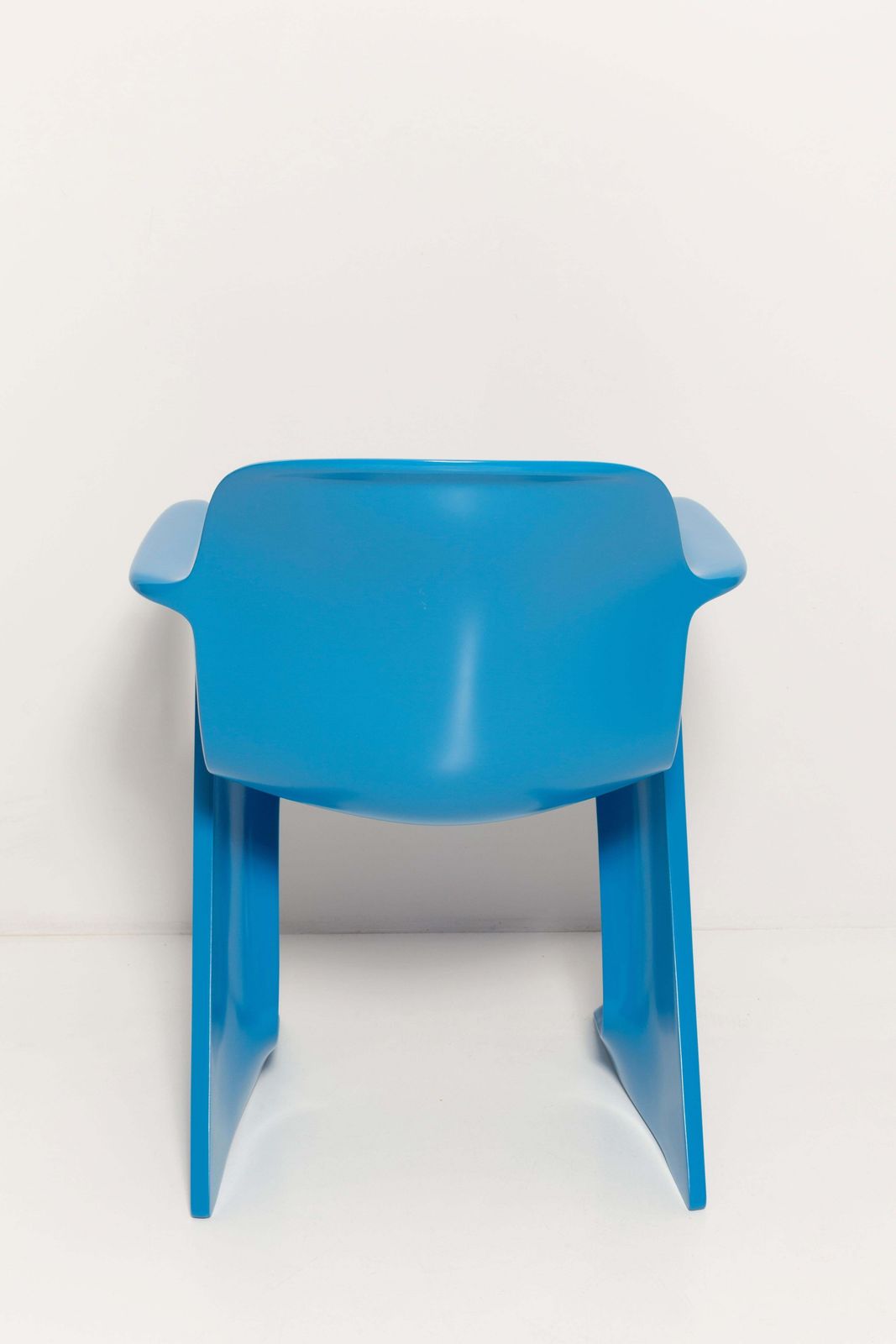 Furniture Set Of Six Blue Kangaroo Chairs Designed By Ernst Moeckl, Germany, 1960s photo