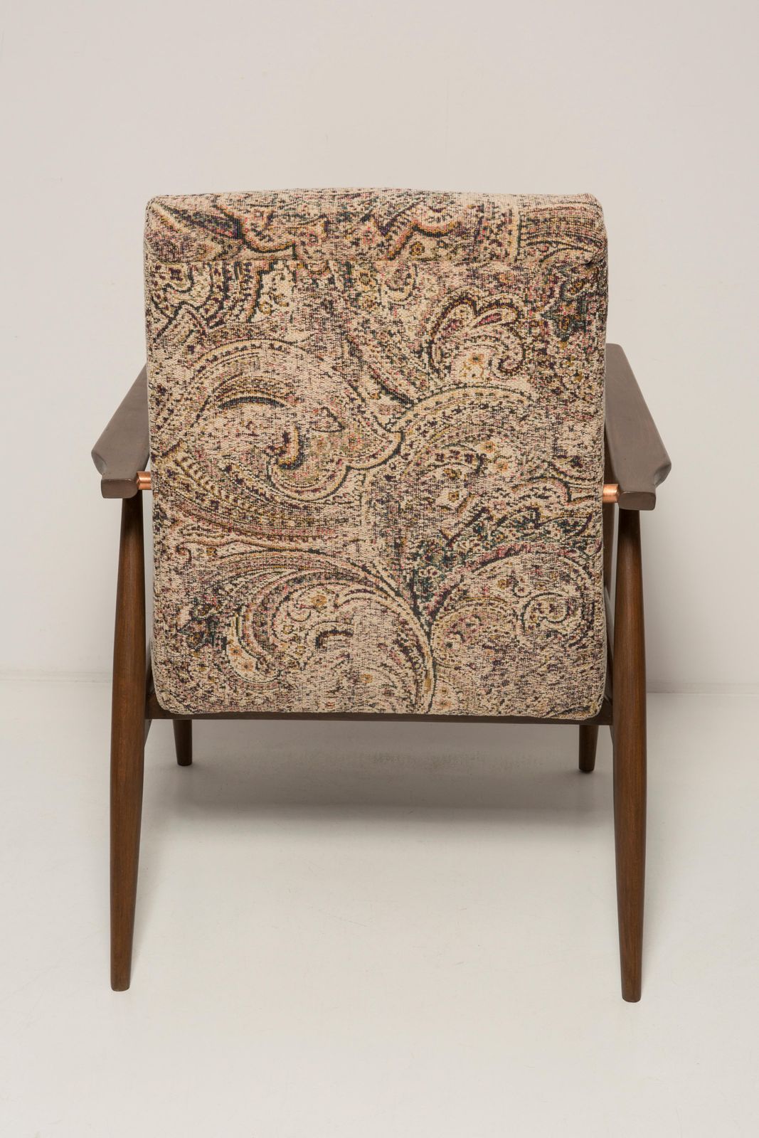 Mid Century Vintage Beige Velvet Dante Fauteuil, H. Lis, Jaren 1960 photo buy