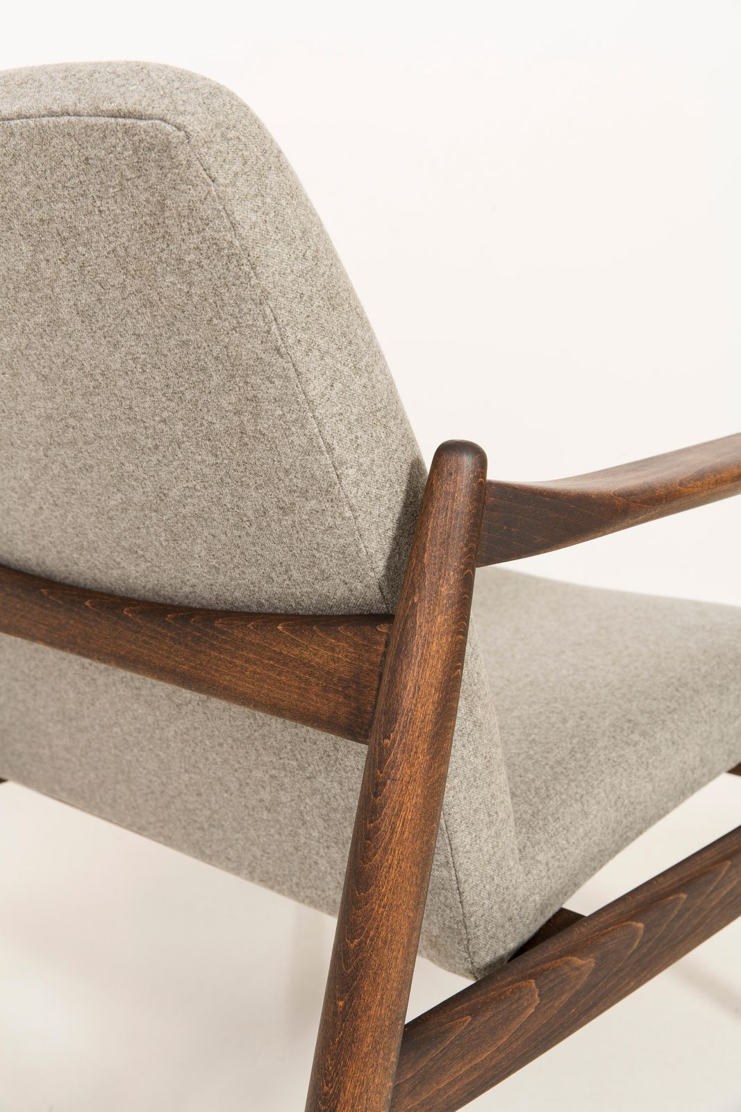 Mid Century Modern Beige Armchair, Edmund Homa, 1960s photo buy
