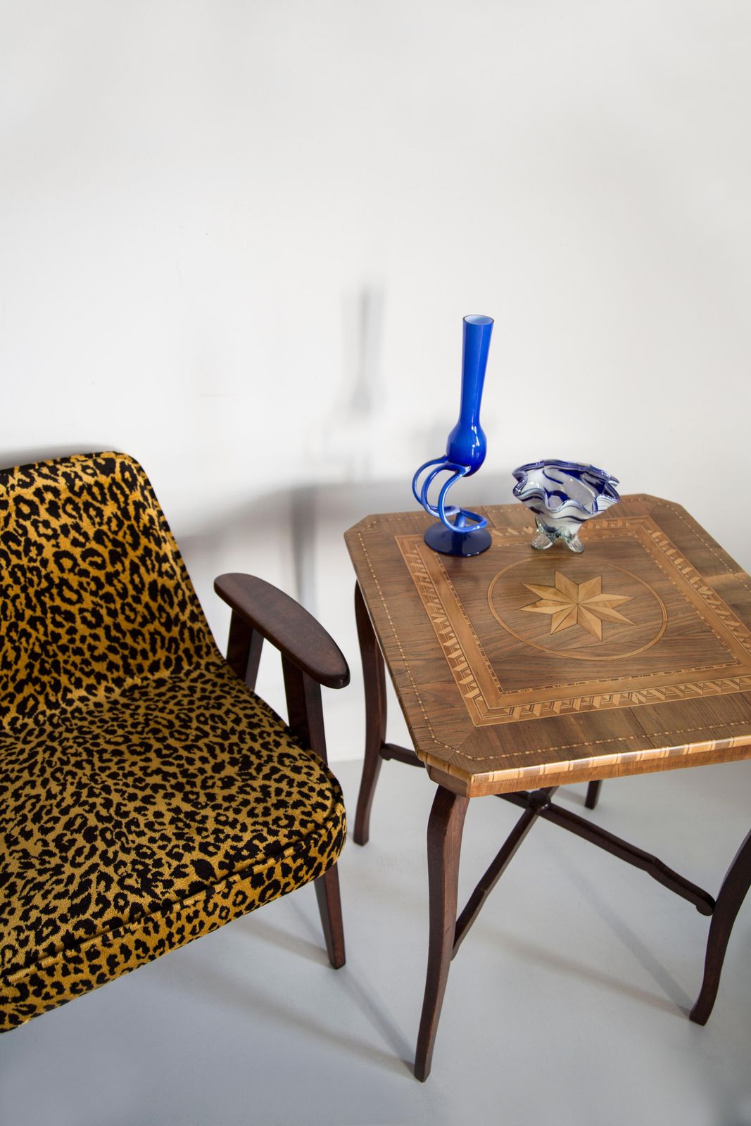 Mid Century 366 Armchair In Leopard Velvet, Jozef Chierowski, Europe 1960s photo furniture
