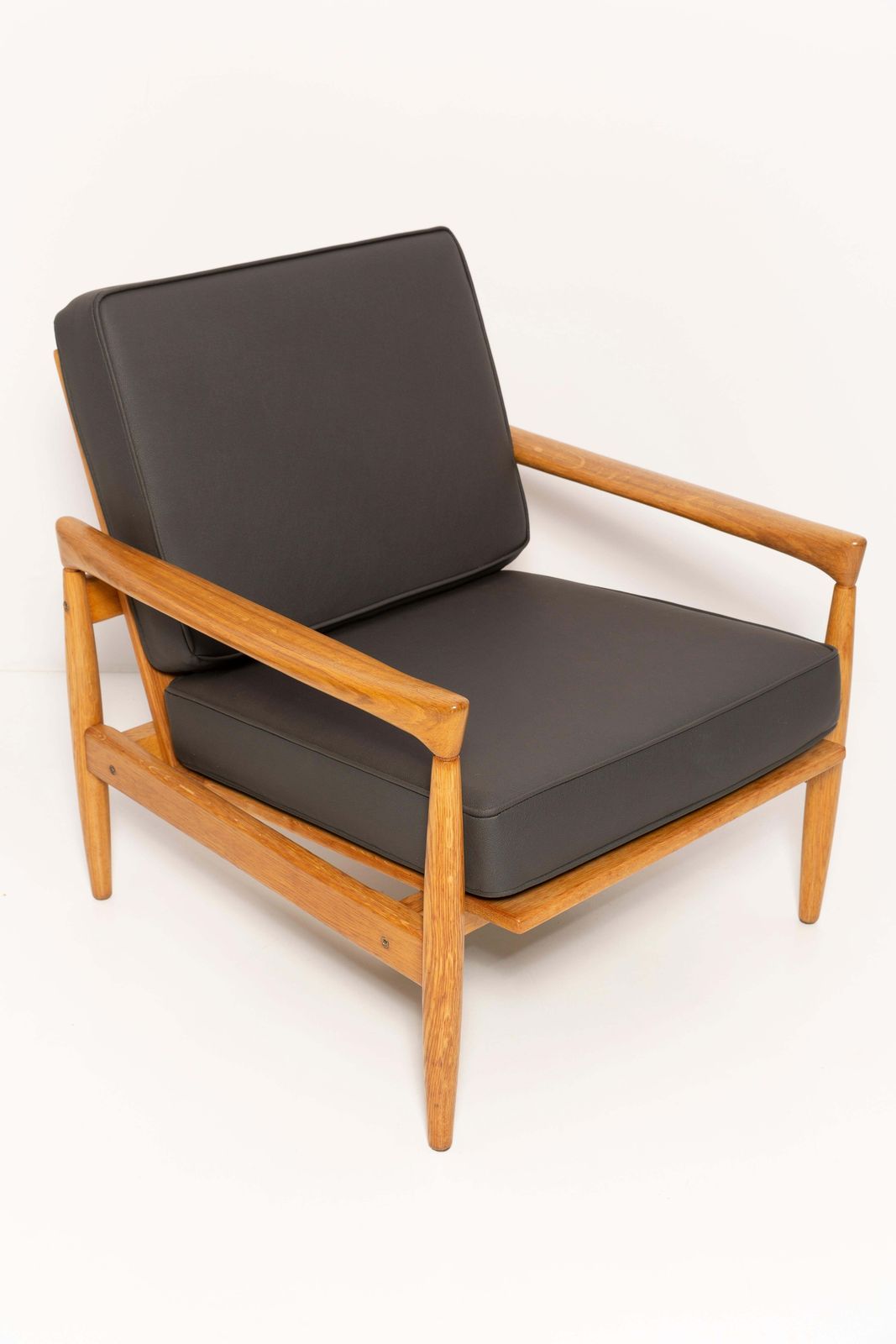 Scandinavian Oak Lounge "Kolding" Armchair By Erik Worts, 1960s photo furniture