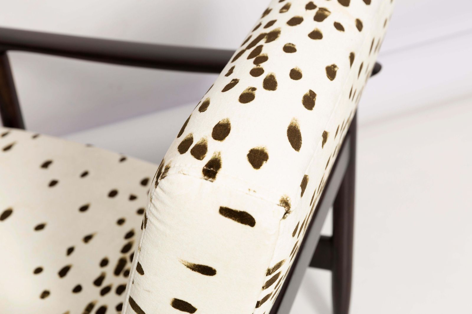 photo buy Mid Century Pattern Dalmatian Armchair, By Edmund Homa, Europe, 1960s