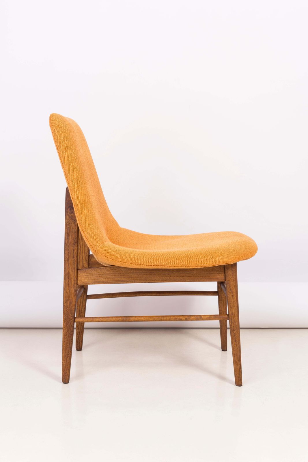 Rare 20th Century Orange Shell Chair, H.Lachert, 1960s photo Furniture