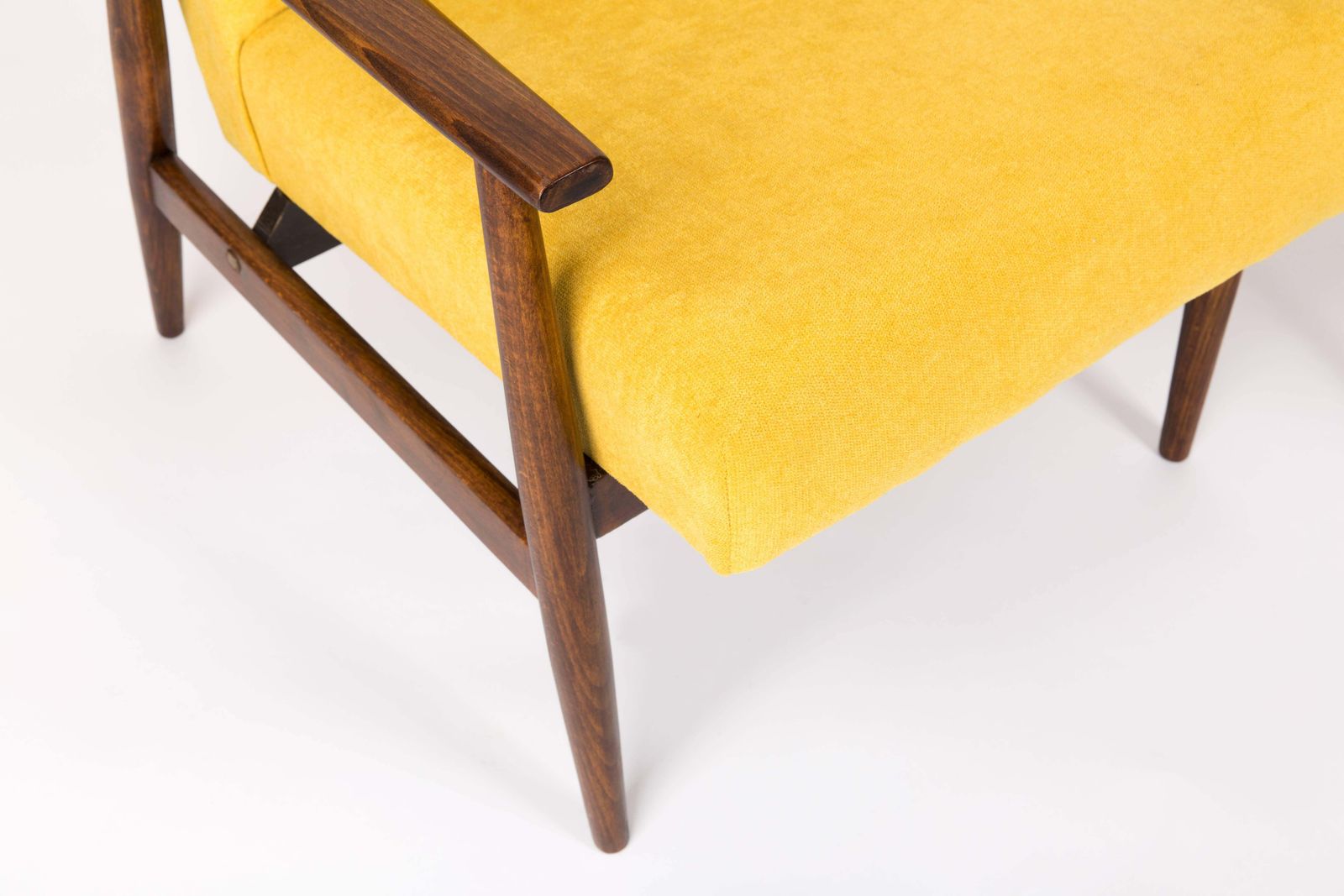 Pair Of Mid Century Yellow Dante Armchairs, H. Lis, Europe, 1960s. photo furniture