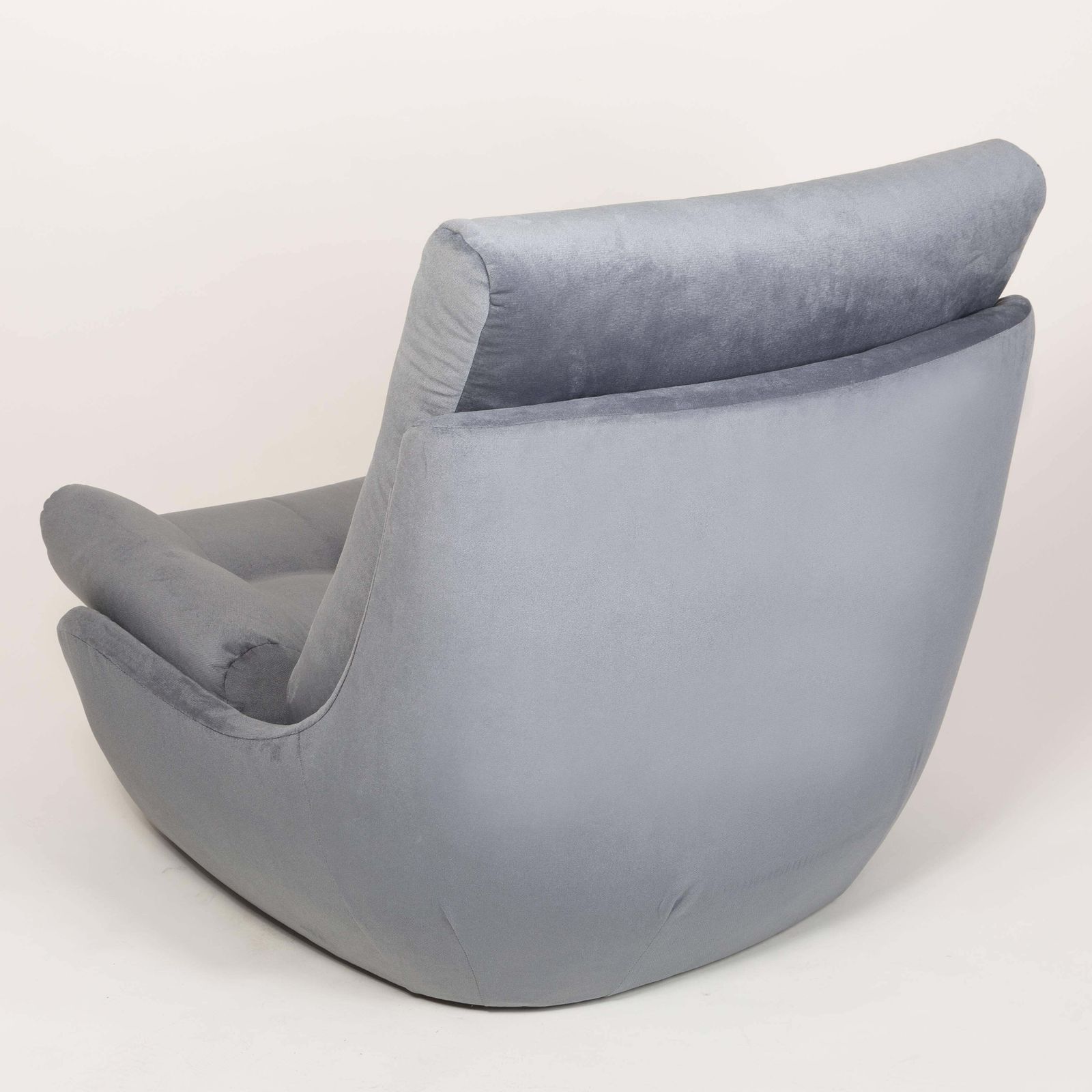 Vintage Grijze Fluwelen Atlantis Fauteuil, Ca. Jaren 1960, 20e Eeuw photo vinterior