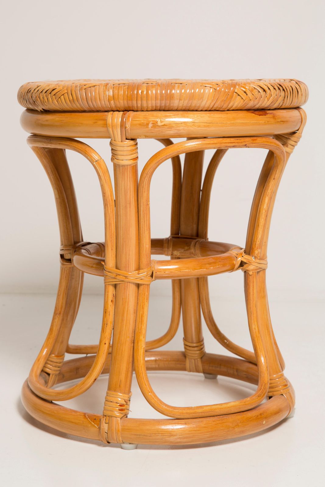 Furniture Midcentury Unique Flowerbed Pedestal, Stool, Side Table, Germany, 1970s photo