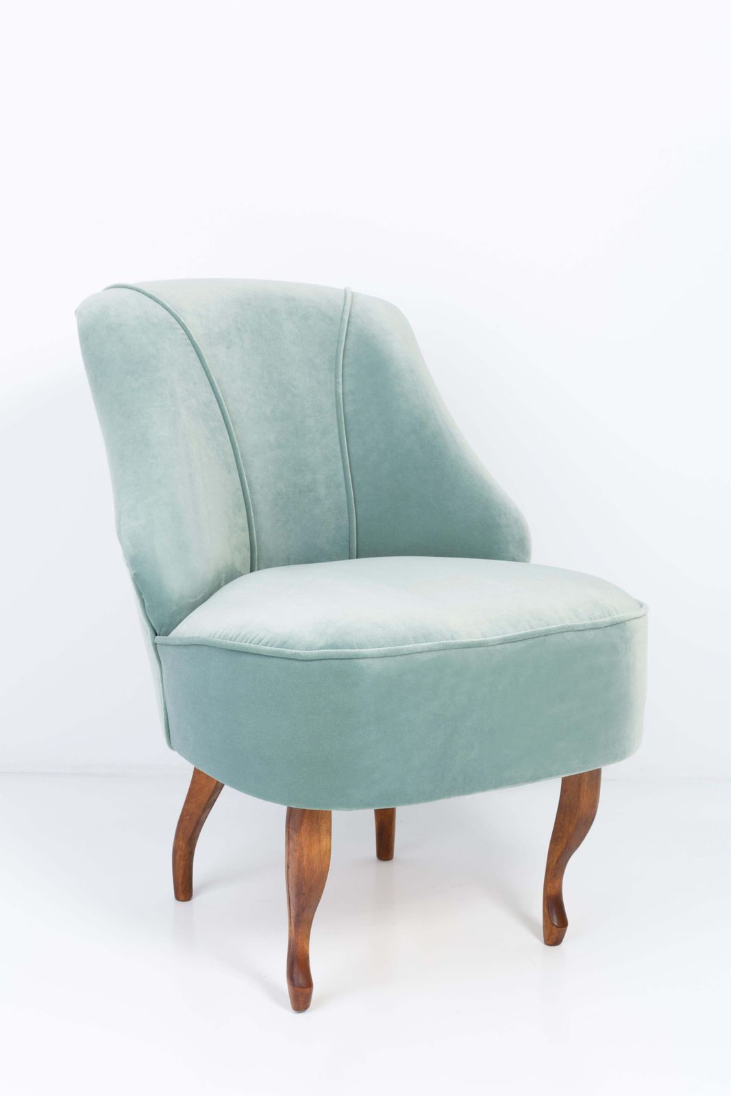 Set Of Two 20th Century Art Deco Mint Armchairs, Germany, 1950s photo furniture