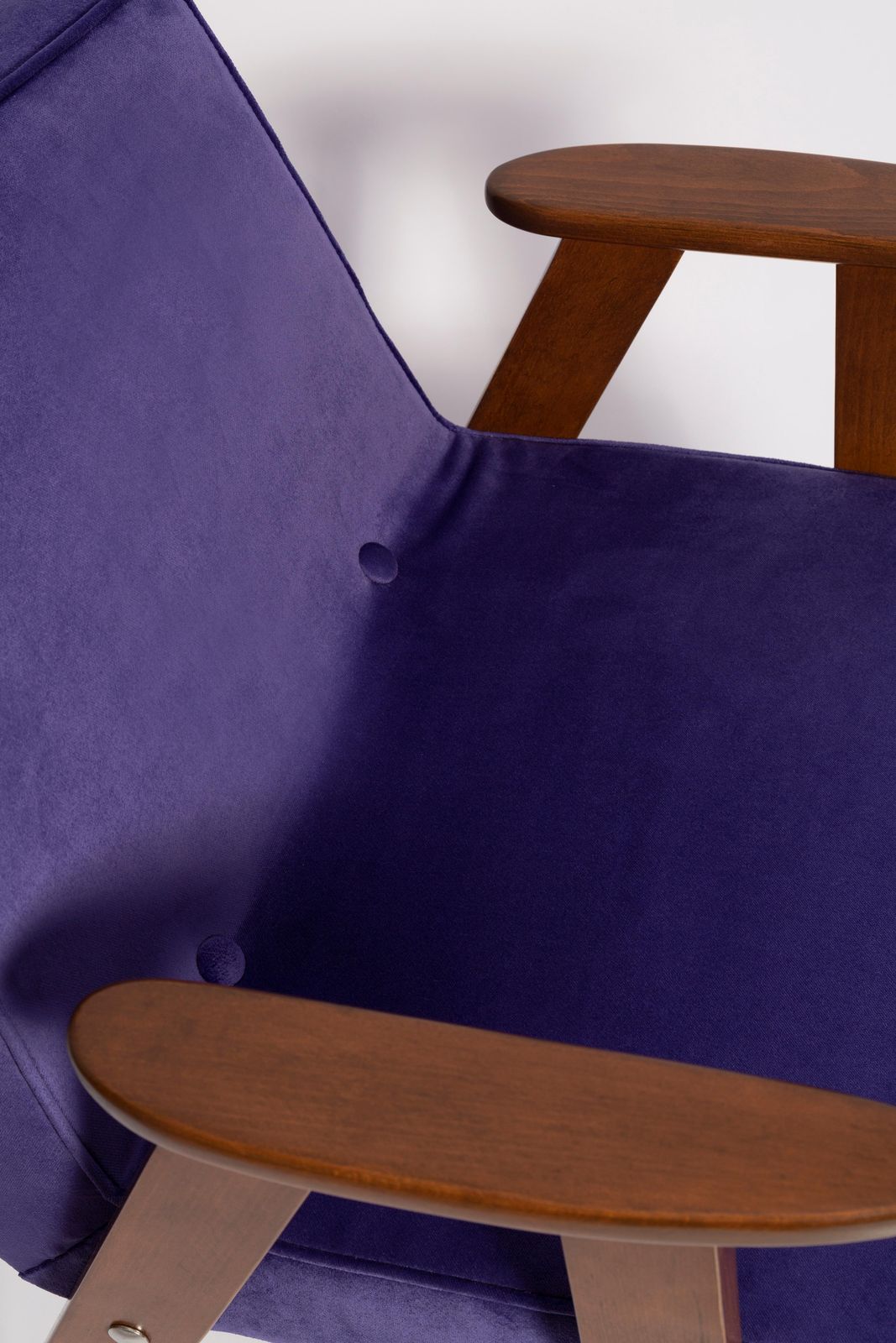 Pair Of Mid Century 366 Armchairs, Mint And Purple, By Chierowski, Europe, 1960s photo Furniture