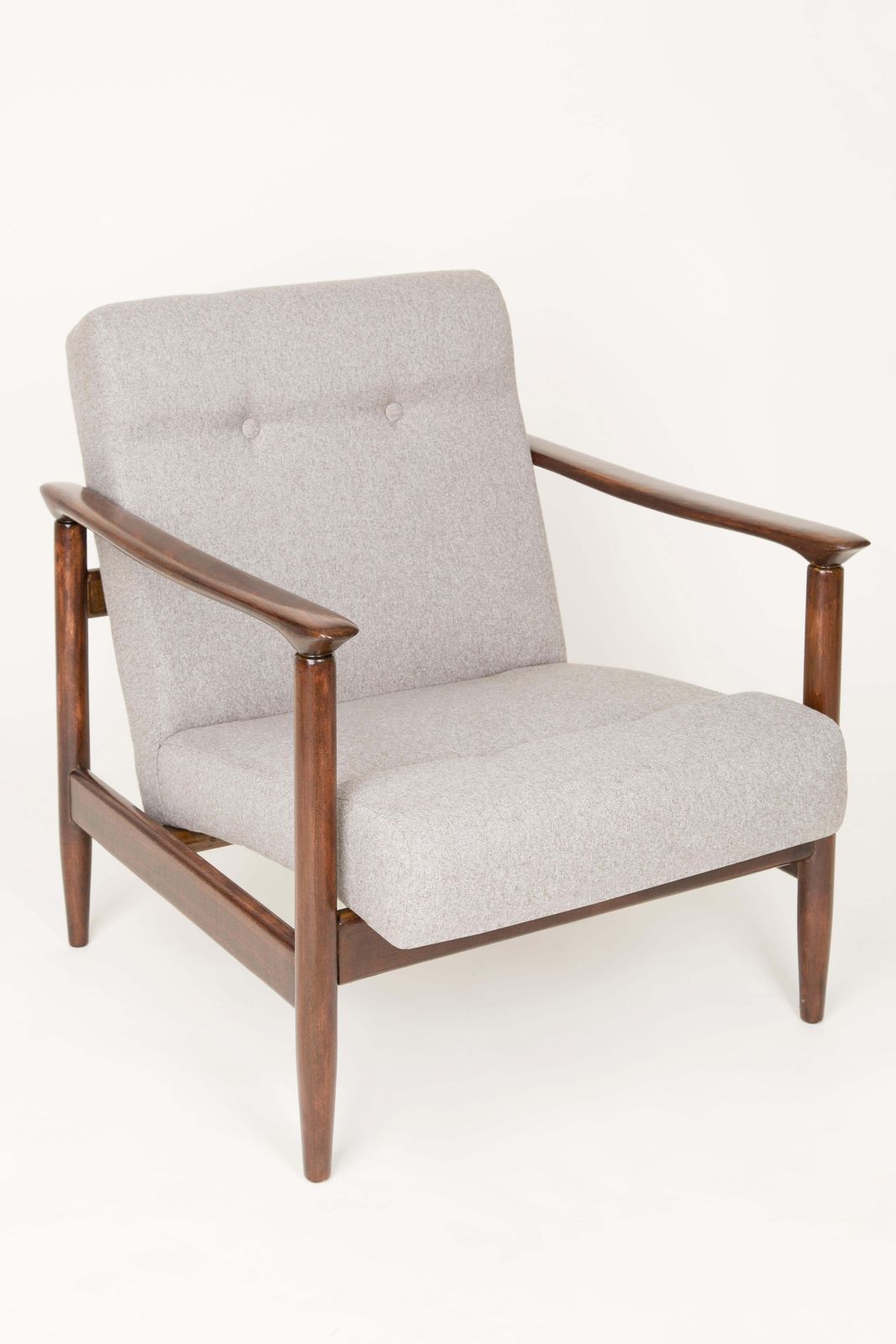 Pair Of Beige Armchairs, Edmund Homa, Gfm 142, 1960s, Poland photo buy