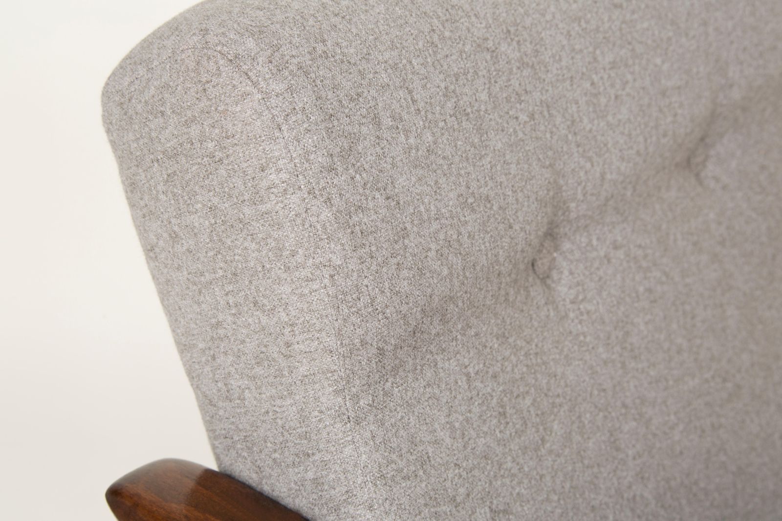 photo for sale Pair Of Beige Armchairs, Edmund Homa, Gfm 142, 1960s, Poland