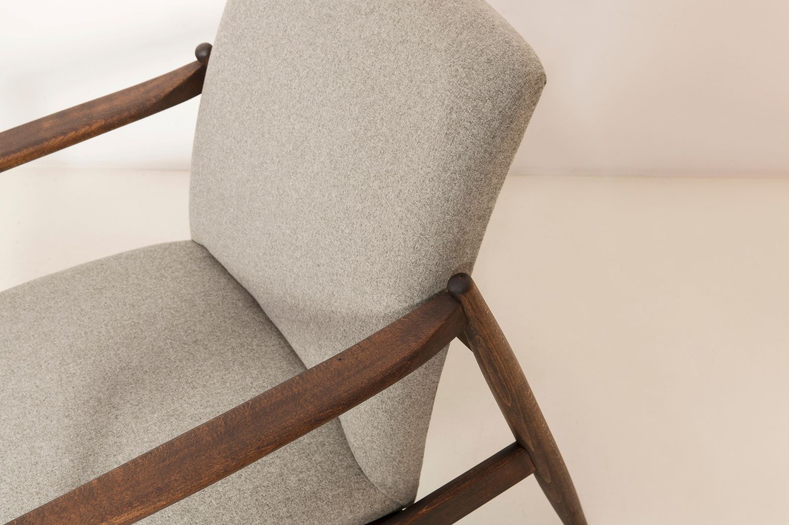 Pair Of Beige Armchairs, Edmund Homa, 1960s photo for sale