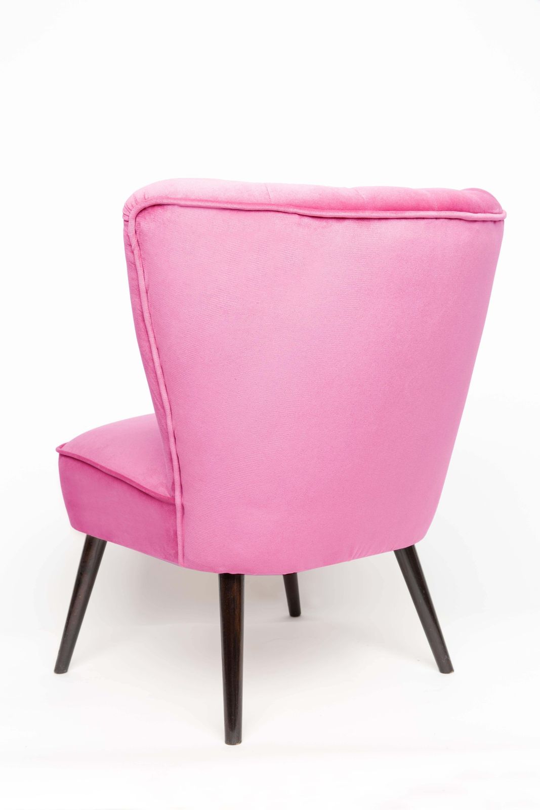 Paar Duitse Mid Century Clubfauteuils Met Roze Velours Bekleding, Jaren 1960 photo Meubels