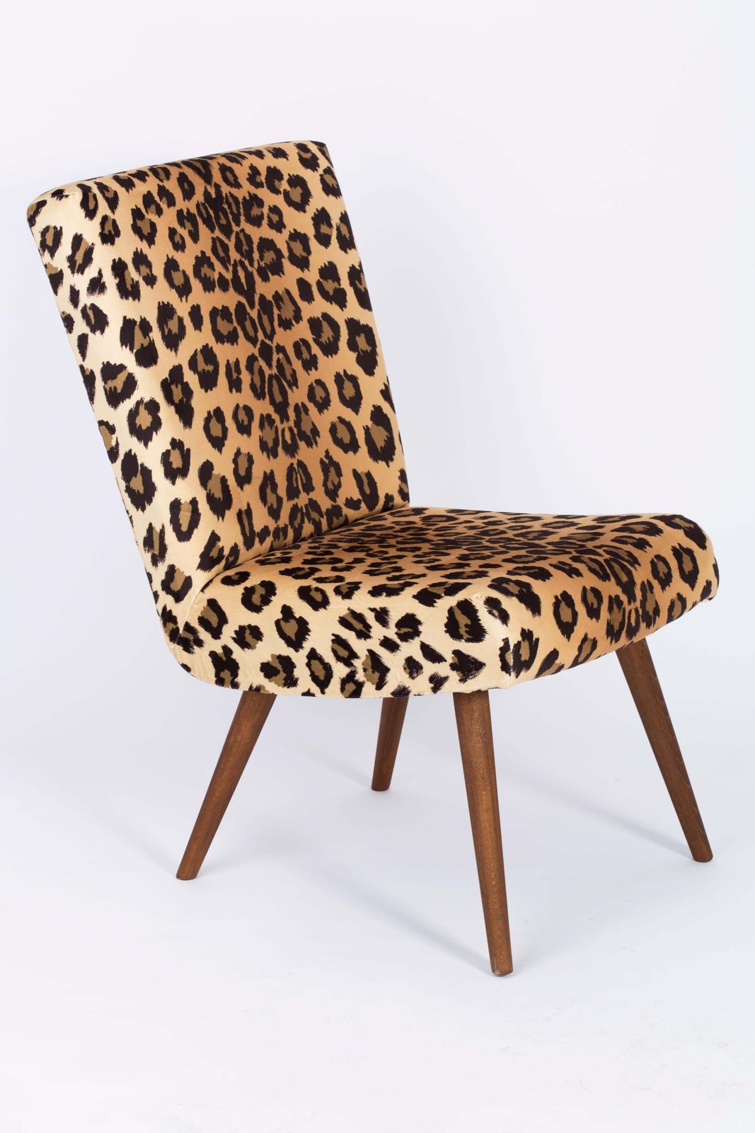 Set Of Two Mid Century Modern Leopard Print Chairs, 1960s, Germany photo 2976.0