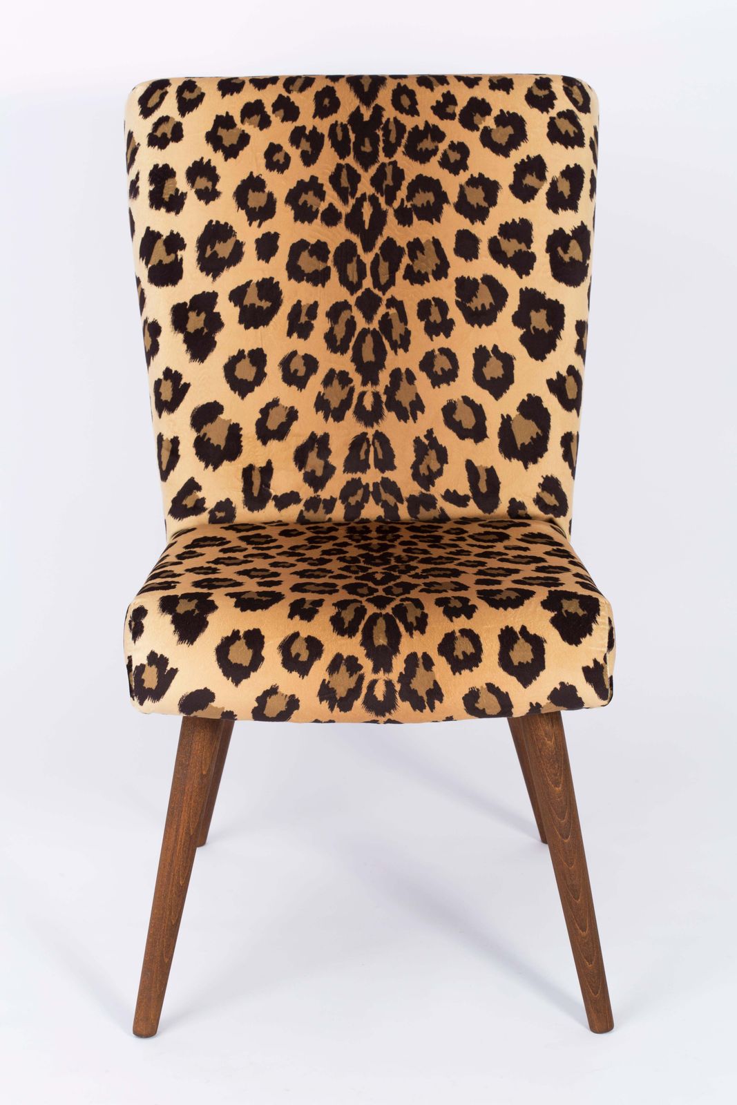 Set Of Two Mid Century Modern Leopard Print Chairs, 1960s, Germany photo buy