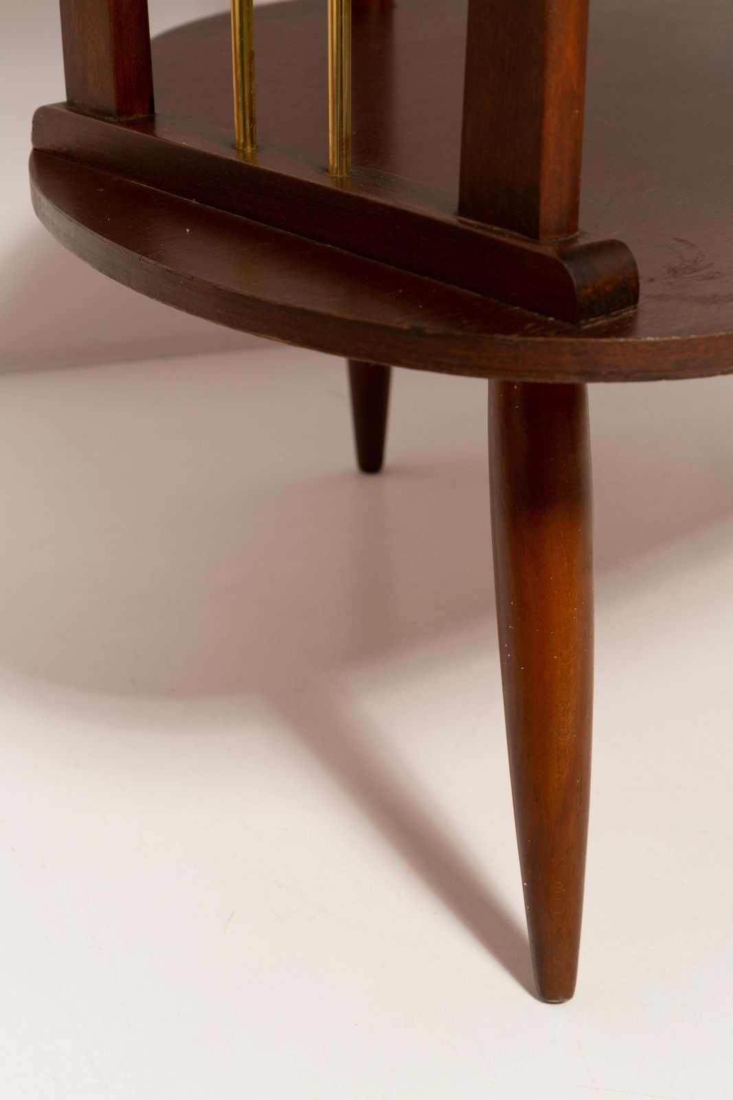 photo for sale Mid Century Modern Vintage Tv Side Table, Beechwood, Poland, 1960s
