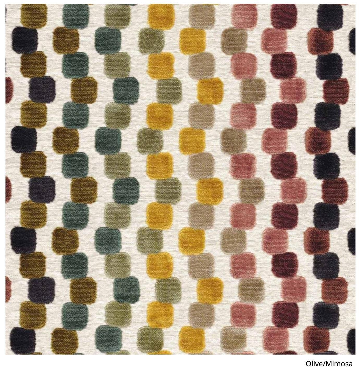 photo vinterior Set Of Four Mid Century Multicolored Velvet Chairs By M. Puchala, Europe, 1960s