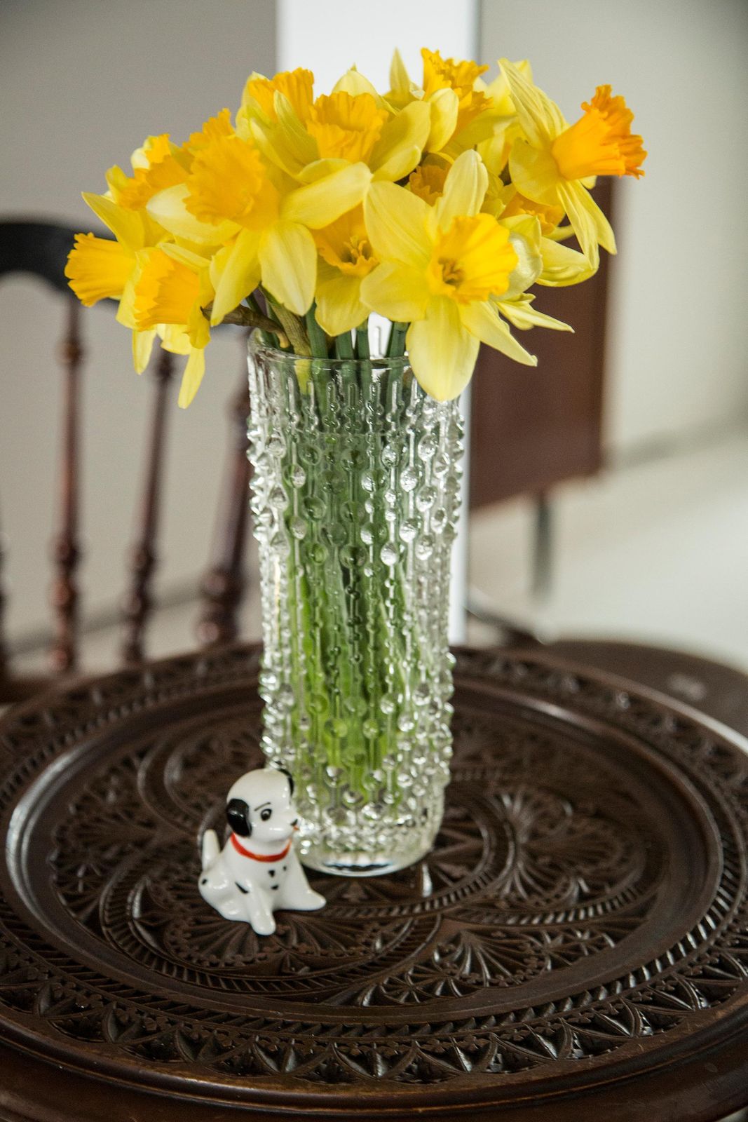 Midcentury Mini White Dalmatian Dog Sculpture, Italy, 1960s photo buy