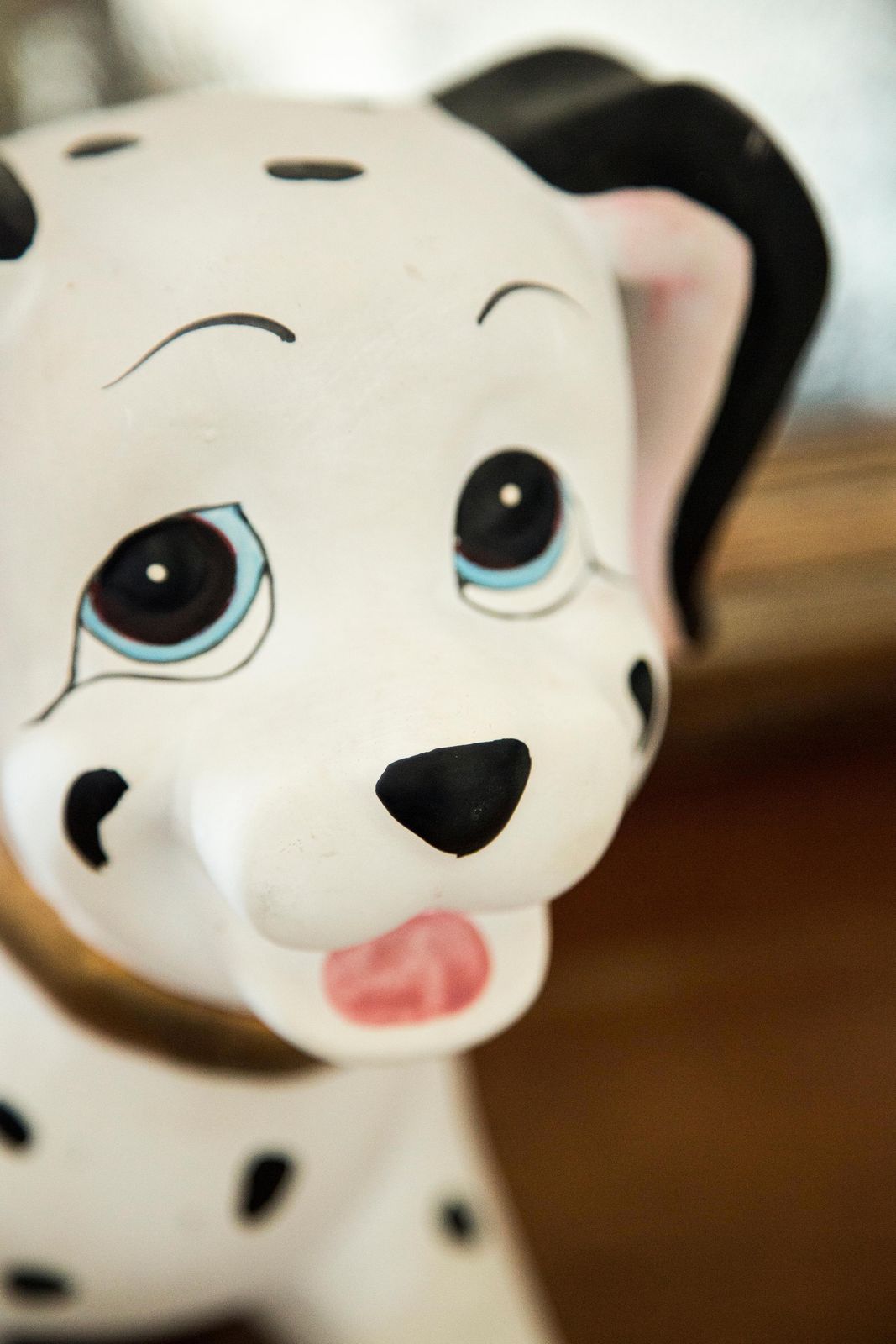 Midcentury White Big Dalmatian Dog Sculpture, Italy, 2000s photo Art