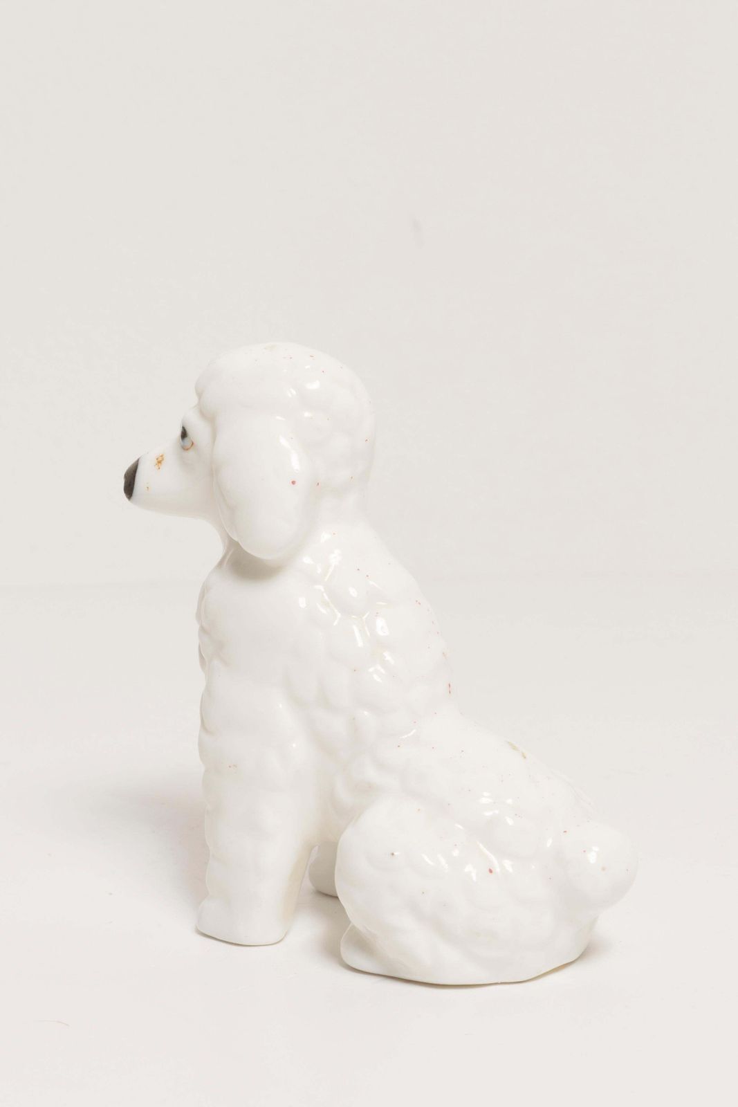 20th Century Mini White Poodle Dog Sculpture, Italy, 1960s photo buy