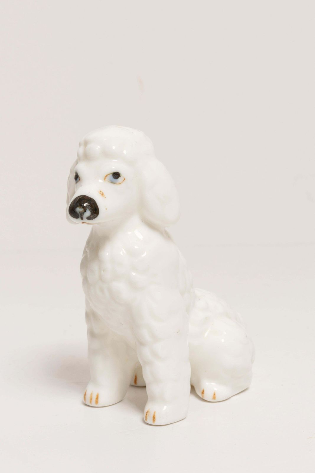 photo furniture 20th Century Mini White Poodle Dog Sculpture, Italy, 1960s