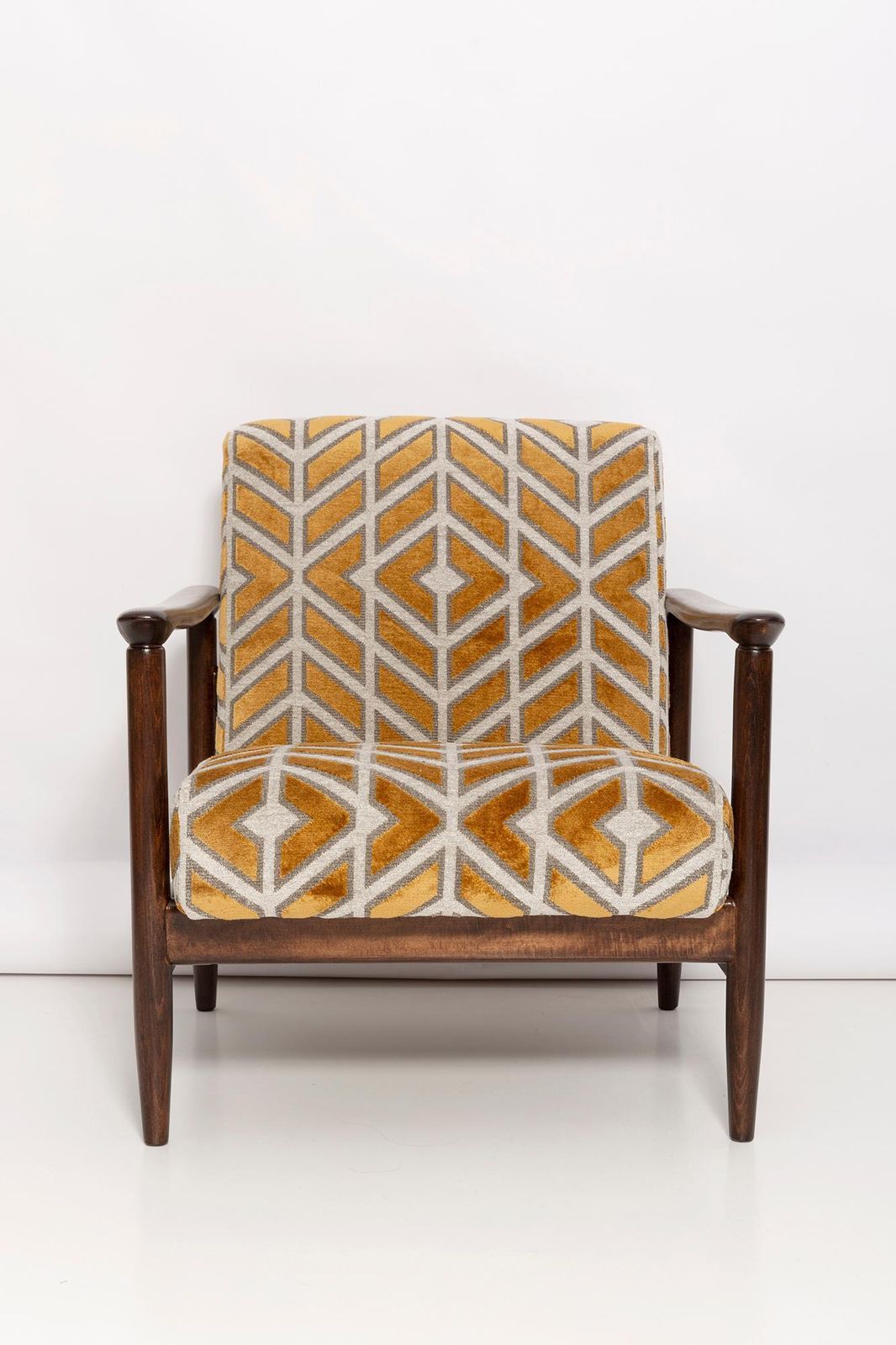 Set Of Two Mid Century Armchairs And Stools, By Edmund Homa, Europe, 1960s photo buy