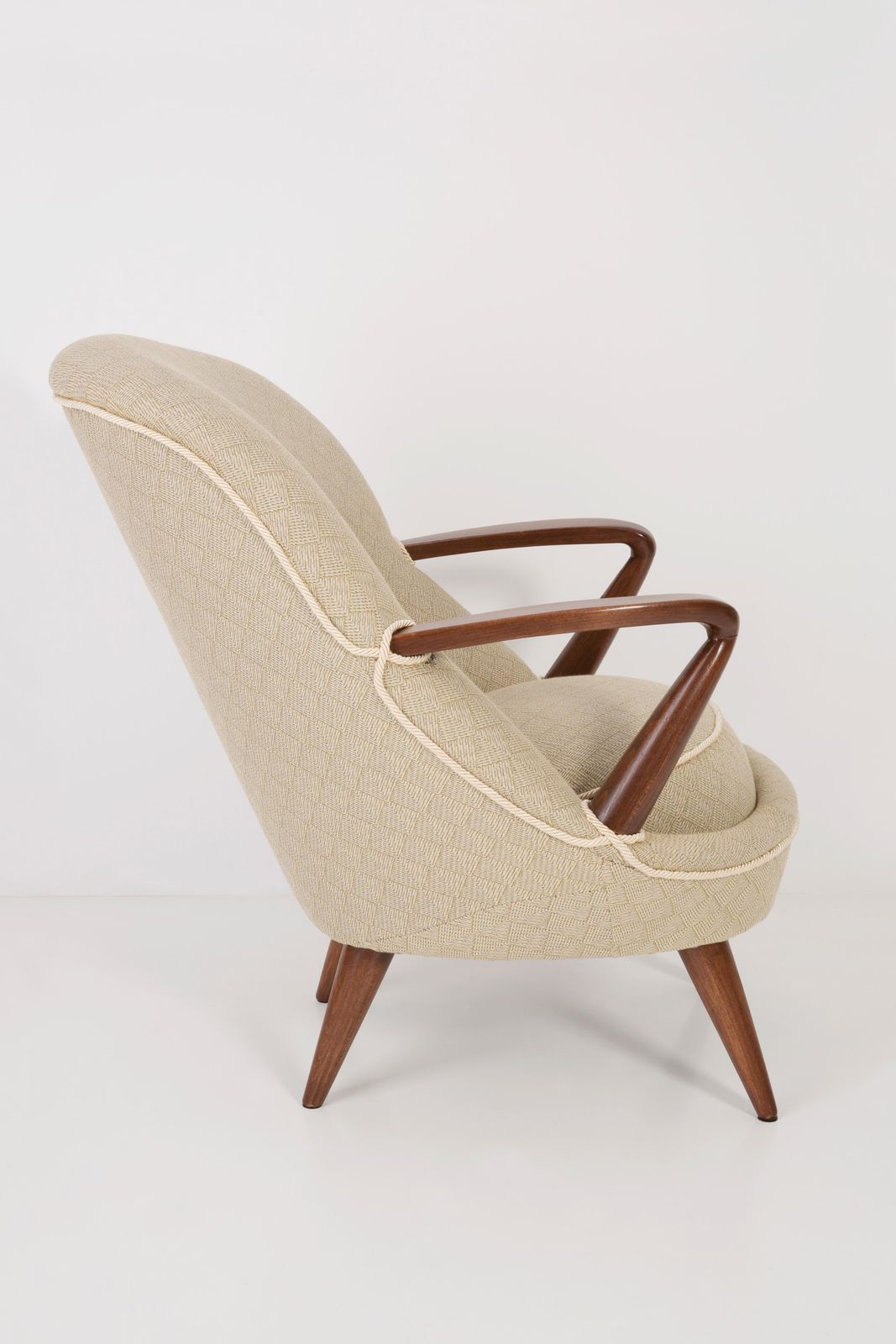 Set Of Two Rare Armchairs, Jedrachowicz Racinowski, 345 Type, 1950s, Poland photo vintage