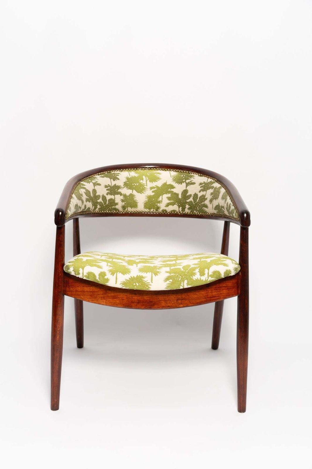 photo for sale Mid Century Radomsko B 3300 Armchair, Be Bop A Lula Jacquard, 1960s, Europe
