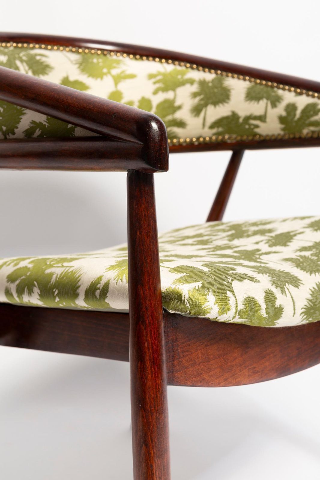 photo buy Mid Century Radomsko B 3300 Armchair, Be Bop A Lula Jacquard, 1960s, Europe