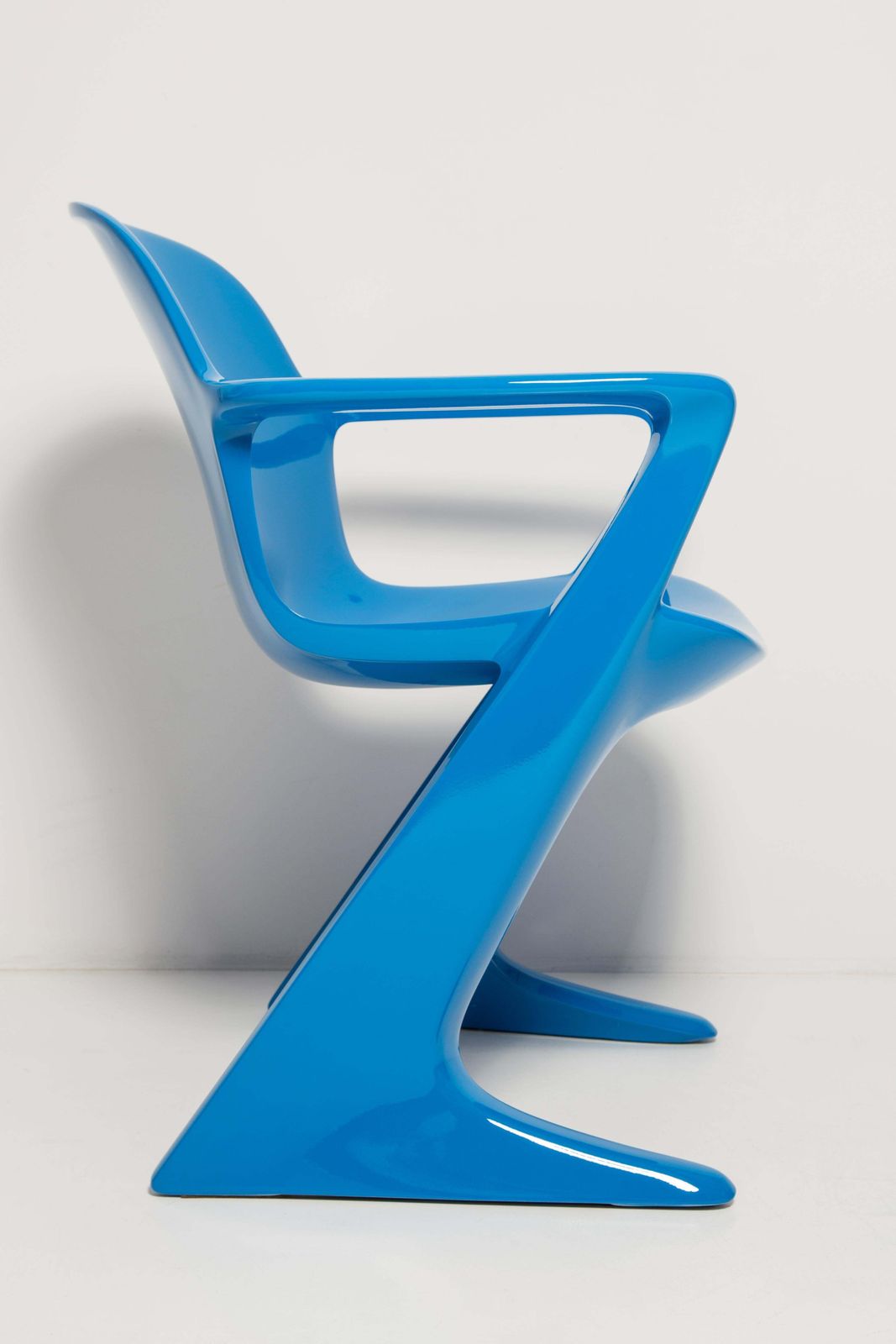 photo furniture Set Of Two Blue Kangaroo Chairs Designed By Ernst Moeckl, Germany, 1968