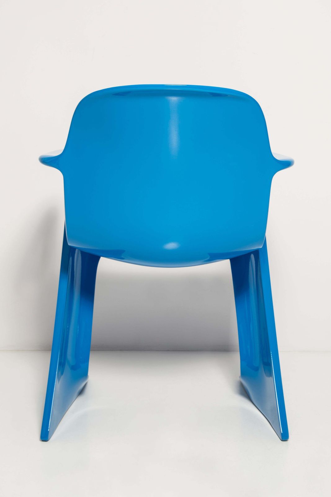 photo vinterior Set Of Two Blue Kangaroo Chairs Designed By Ernst Moeckl, Germany, 1968