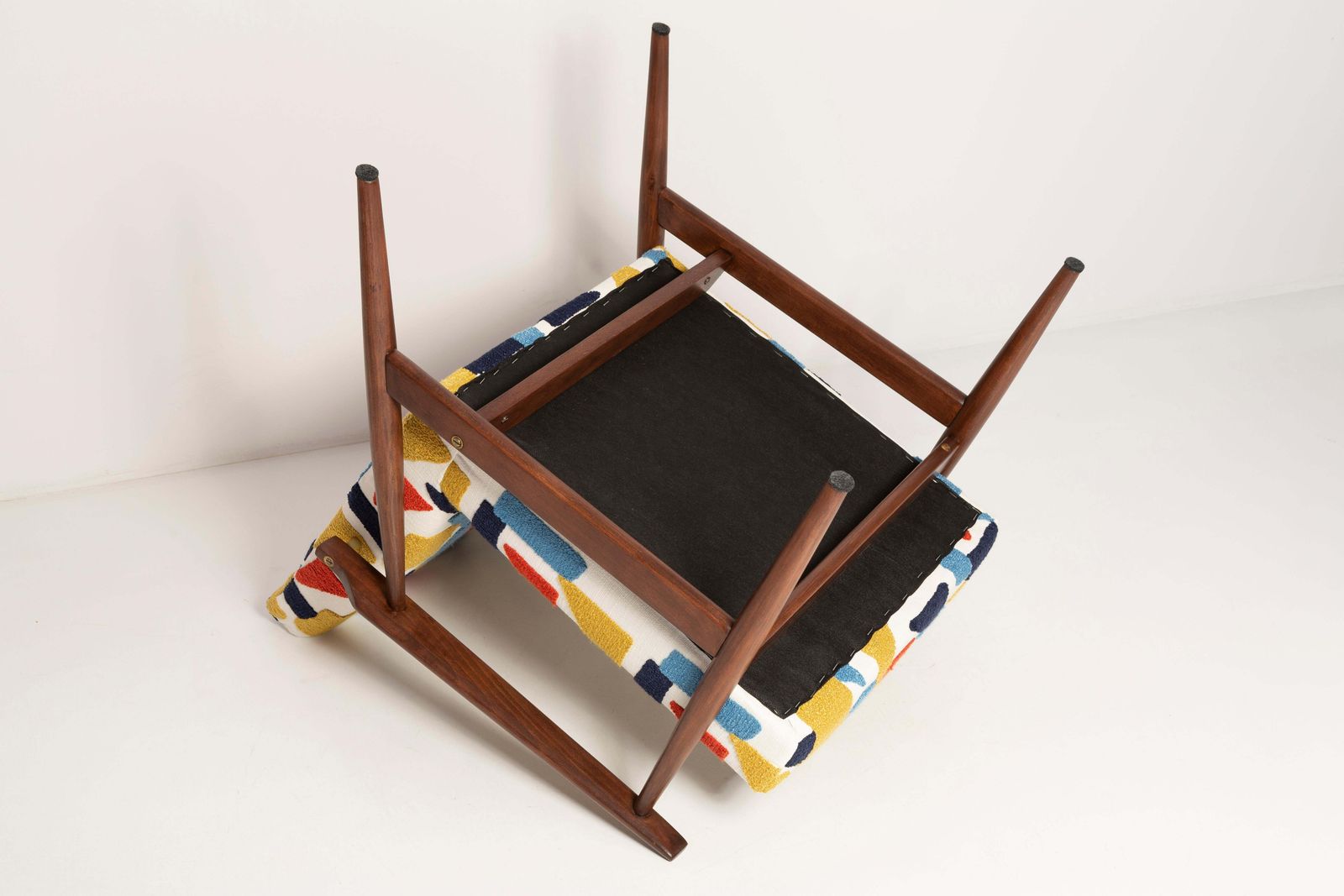 photo furniture Mid Century Pop Art White Boucle Dante Armchair, H. Lis, , Poland, 1960s