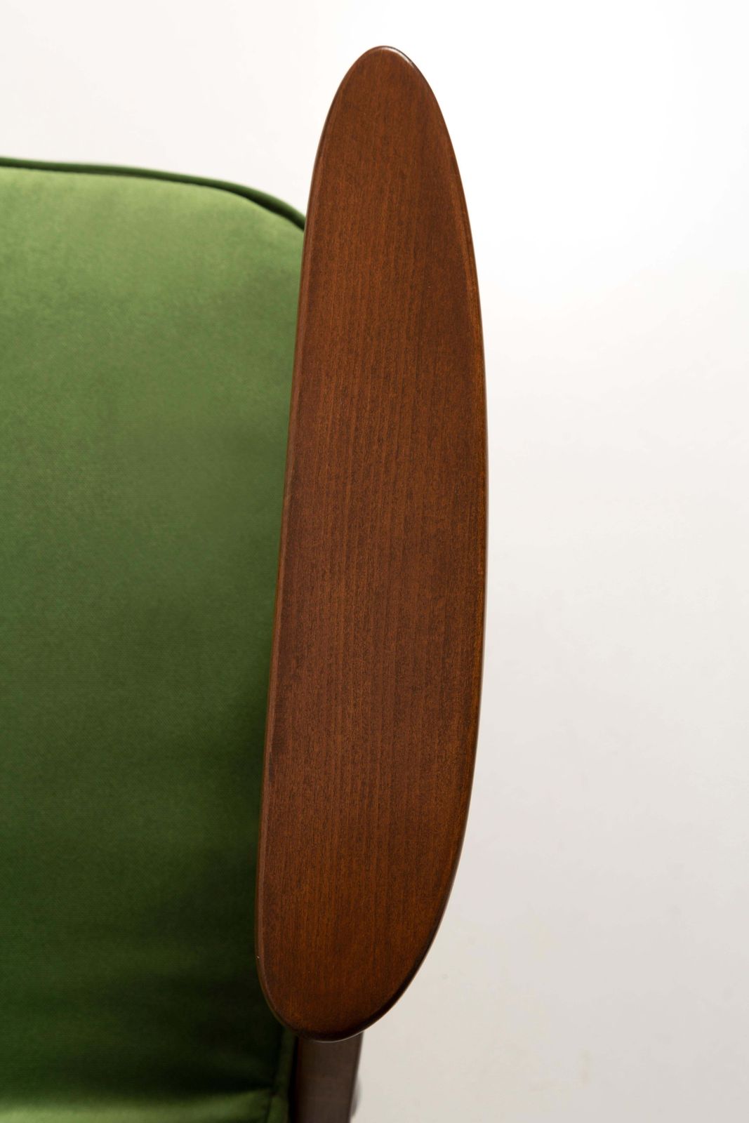 Mid Century 366 Armchair In Green Velvet, By Jozef Chierowski, Europe, 1960s photo Furniture