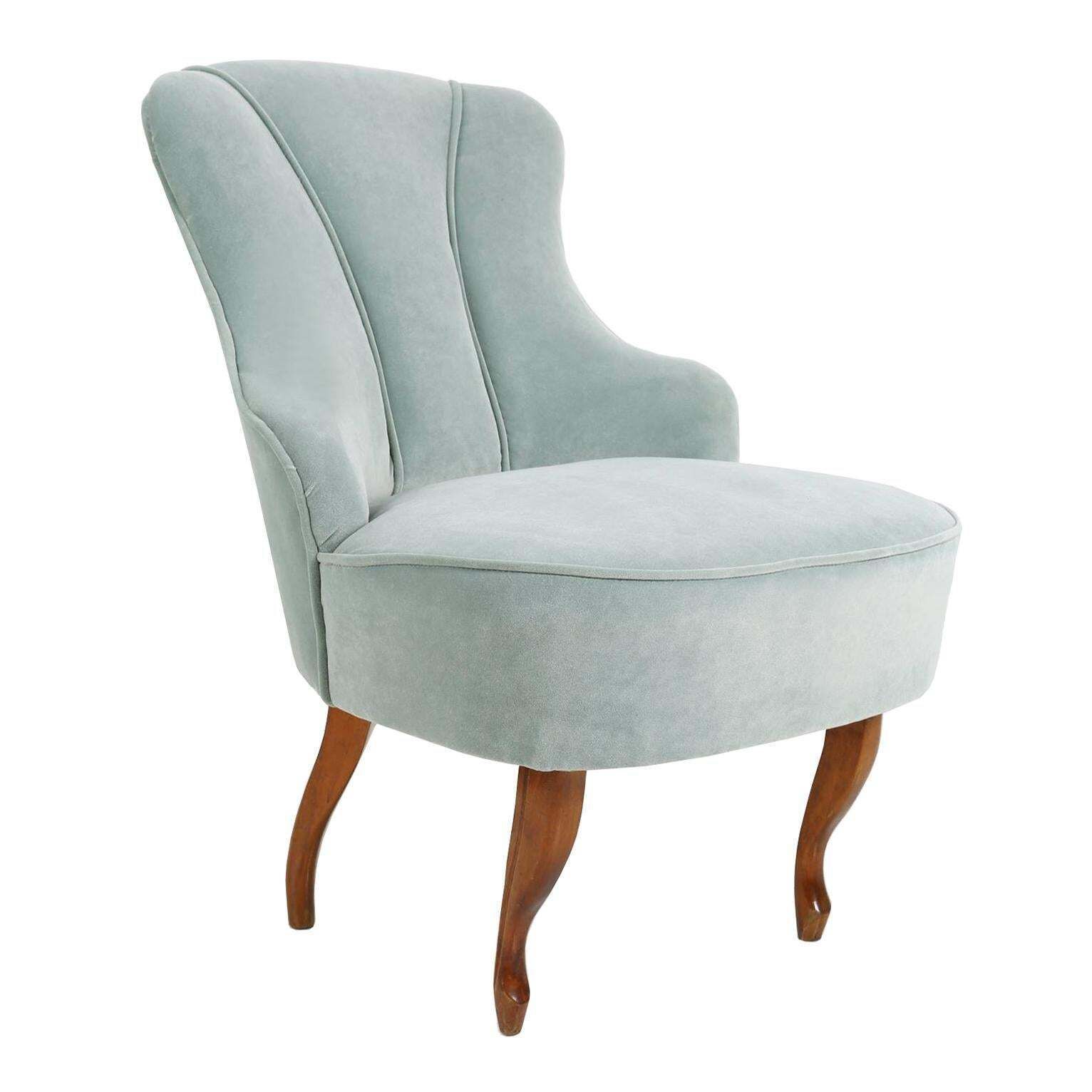 Mid Century Art Deco Mint Armchair, Europe 1950s photo buy