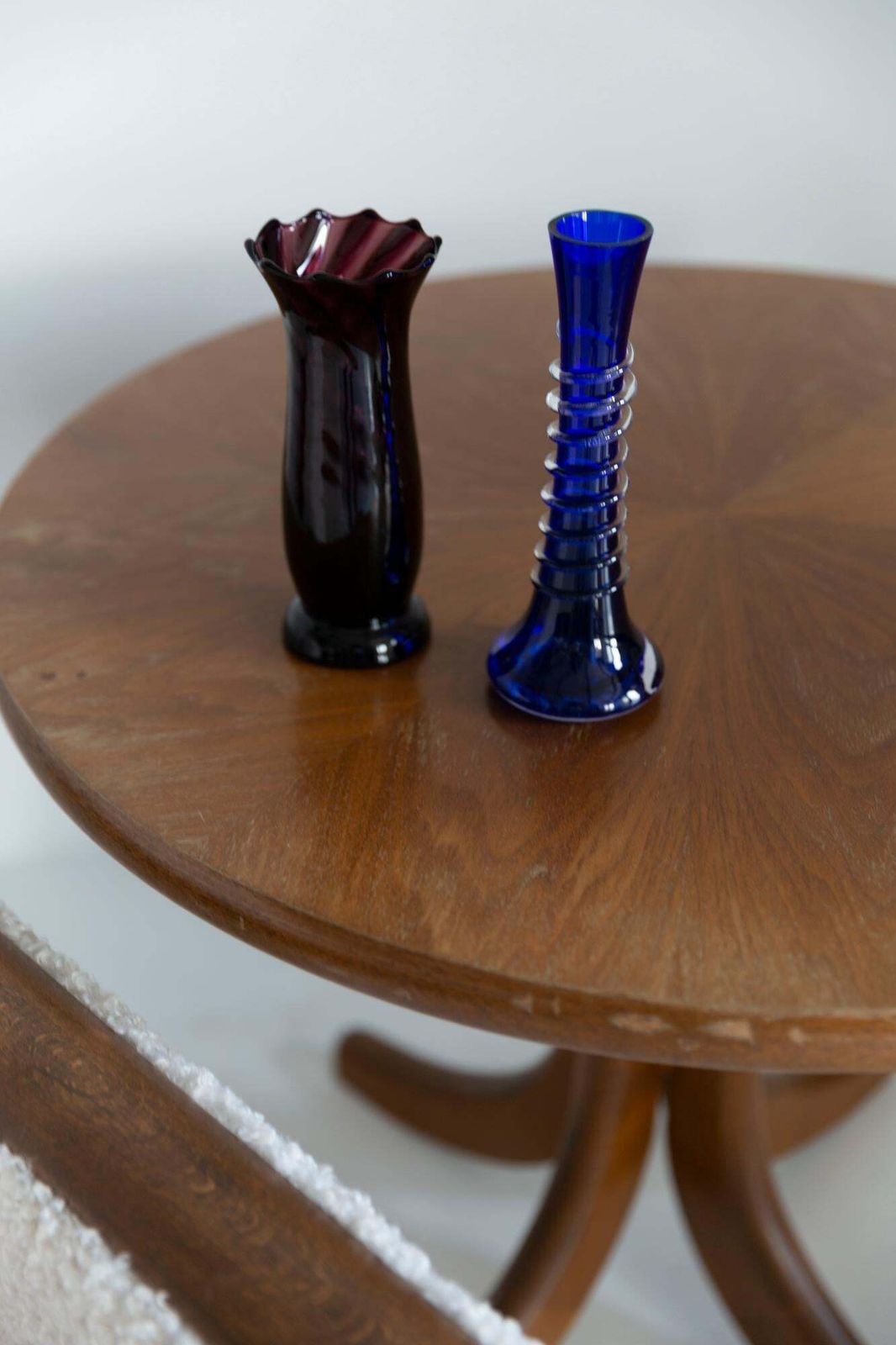 Small Midcentury Ultramarine Blue Vase, Europe, 1960s photo furniture