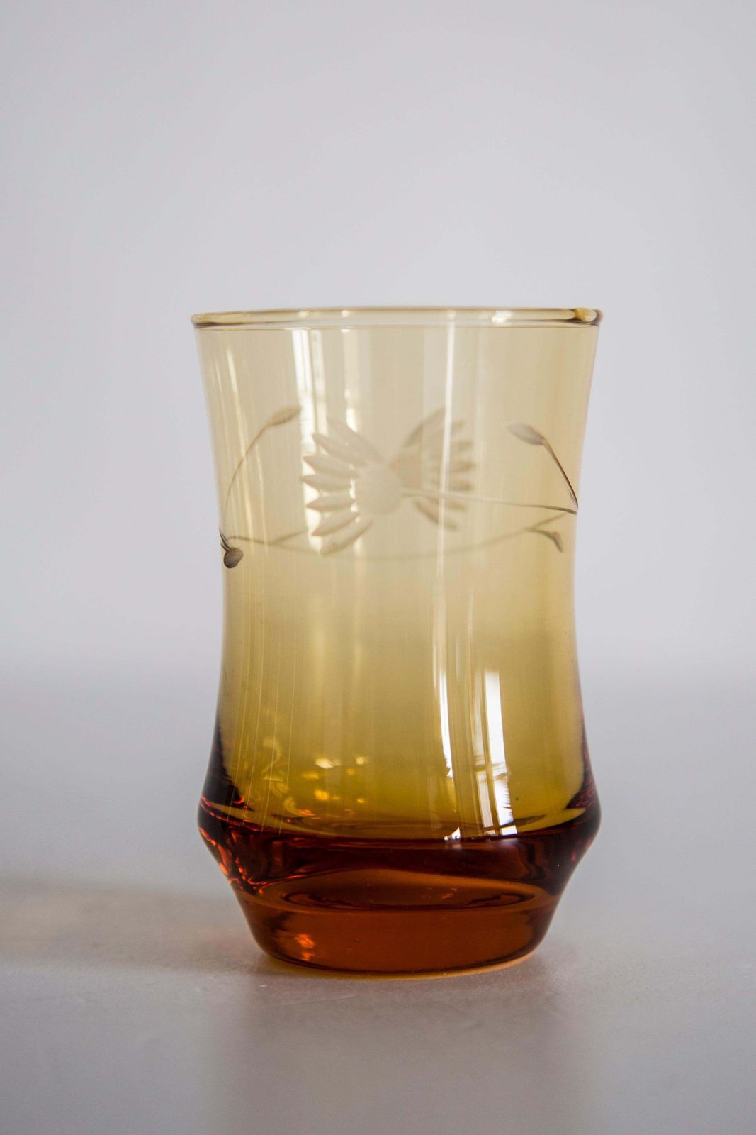 Set Of Six Mid Century Glasses And Yellow Pot, Murano, Europe, 1960s photo Home Decor